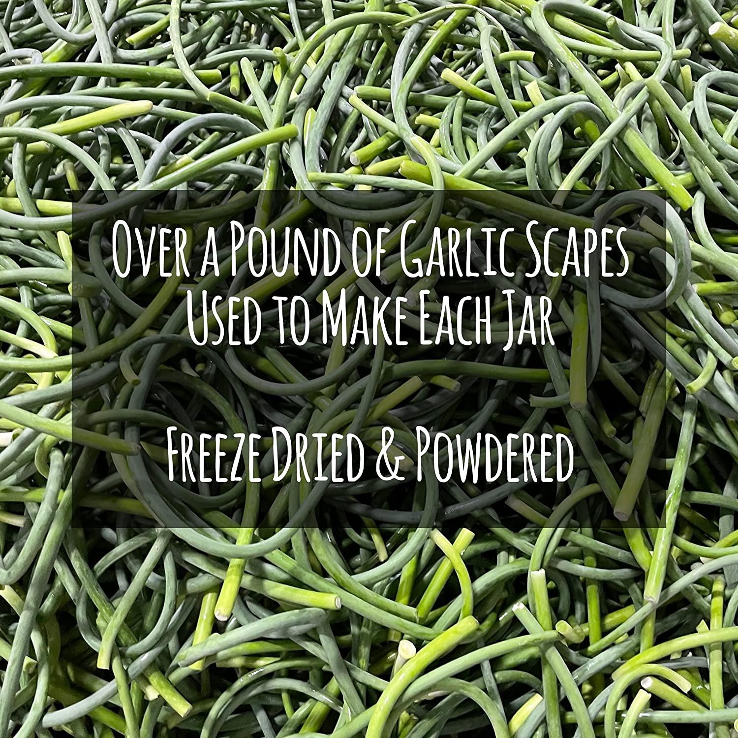 Gourmend Foods Garlic Scape Powder Monash Certified Low FODMAP, Filler