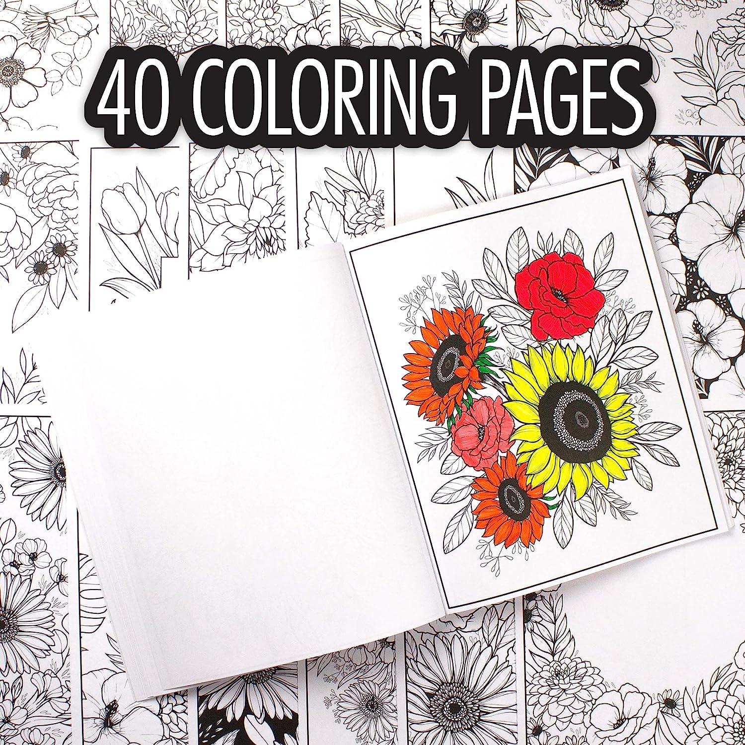 Crayola Flower Coloring Book - 91duKyxdtWS. AC SL1500 