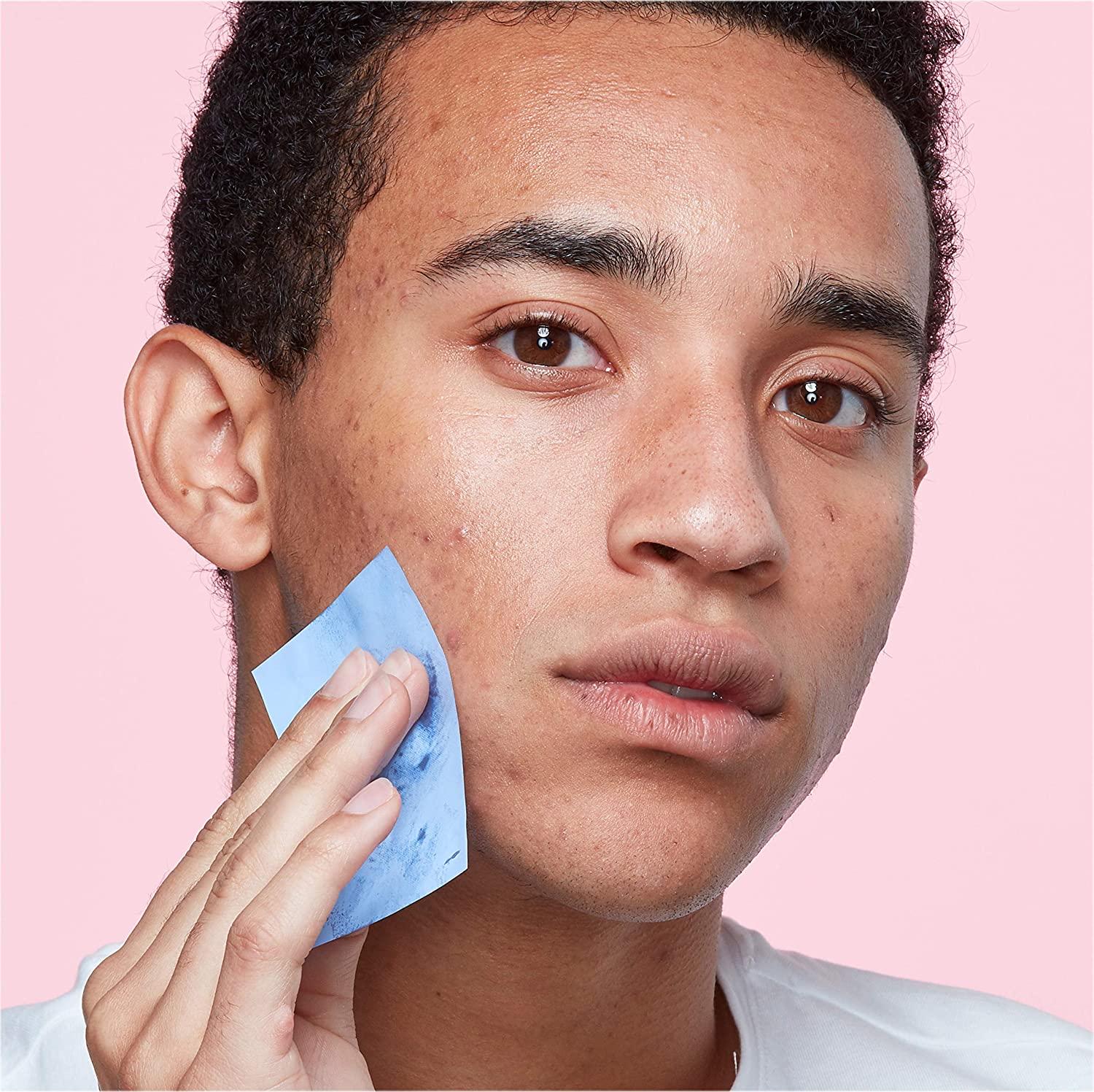 Clean & Clear Oil Absorbing Facial Sheets, Portable Blotting Papers for