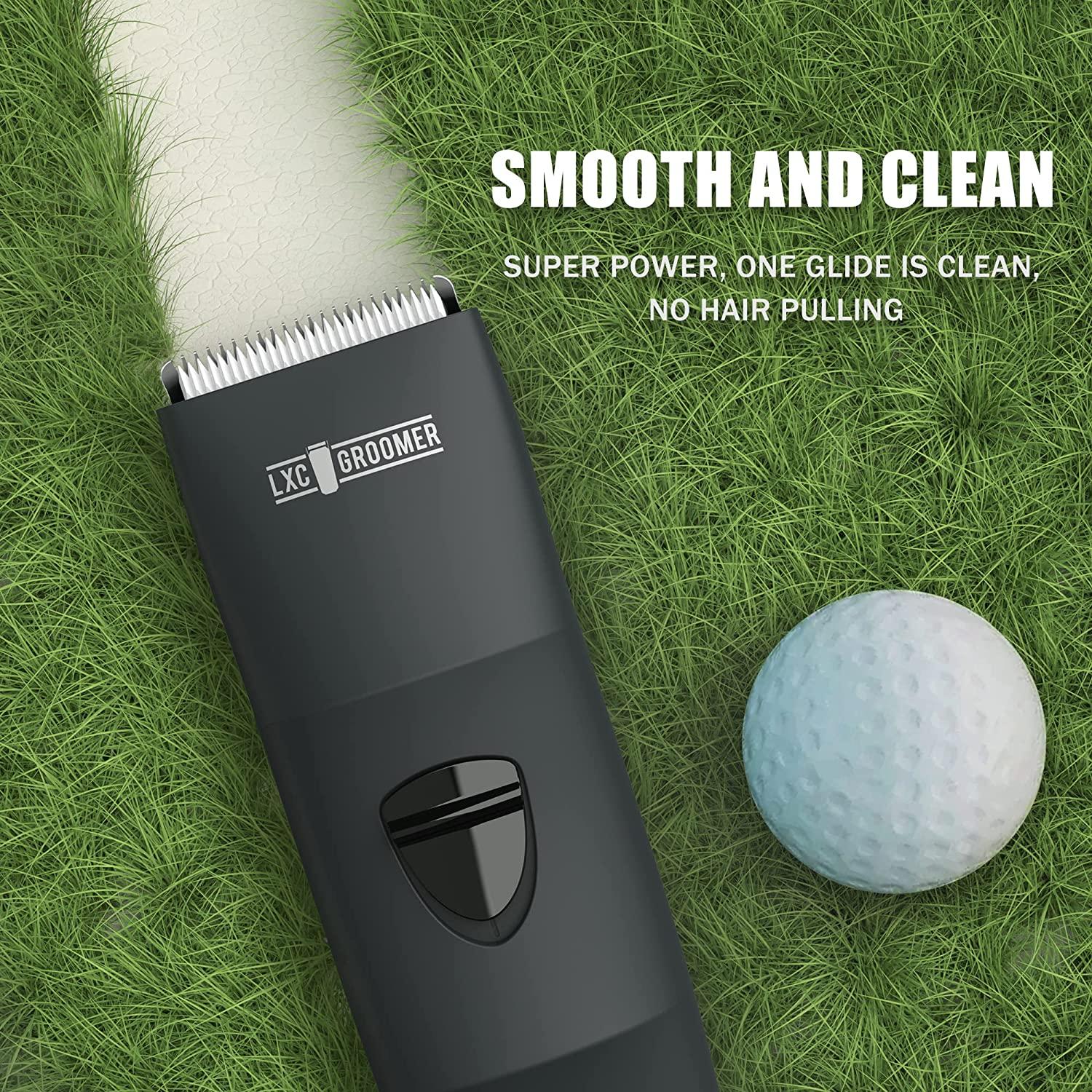 Body Hair Trimmer for Men, LXCGROOMER Groin Hair Trimmer for Men