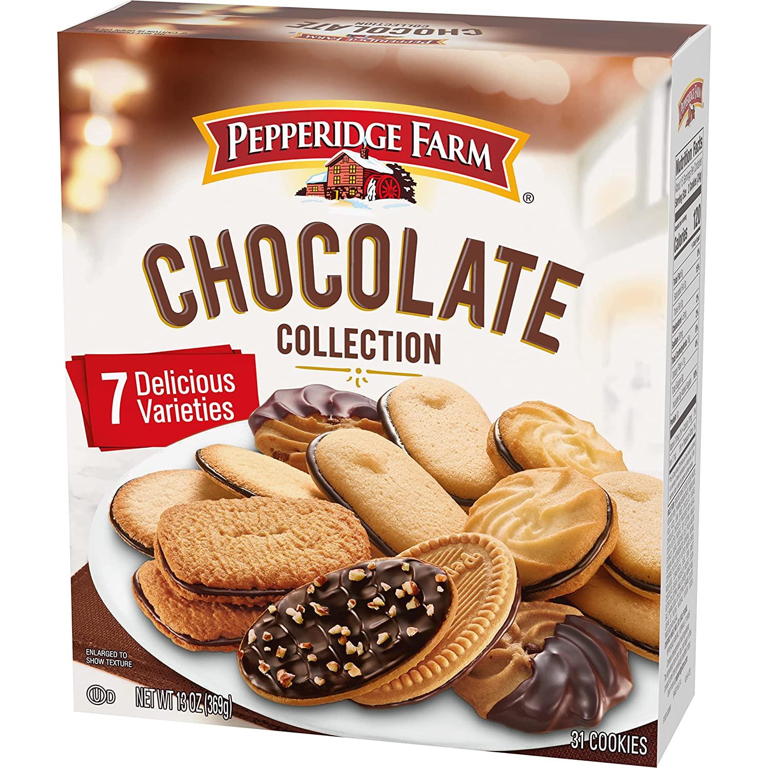 Pepperidge Farm Chocolate Collection Cookies 7 Varieties, 13 oz. Box
