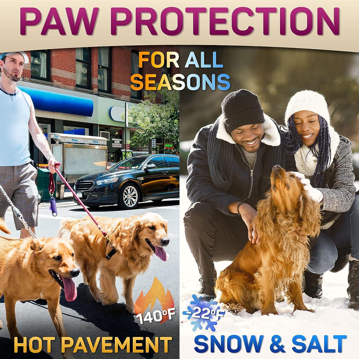 Natural Dog Paw Balm, Dog Paw Protection for Hot Pavement, Dog Paw Wax