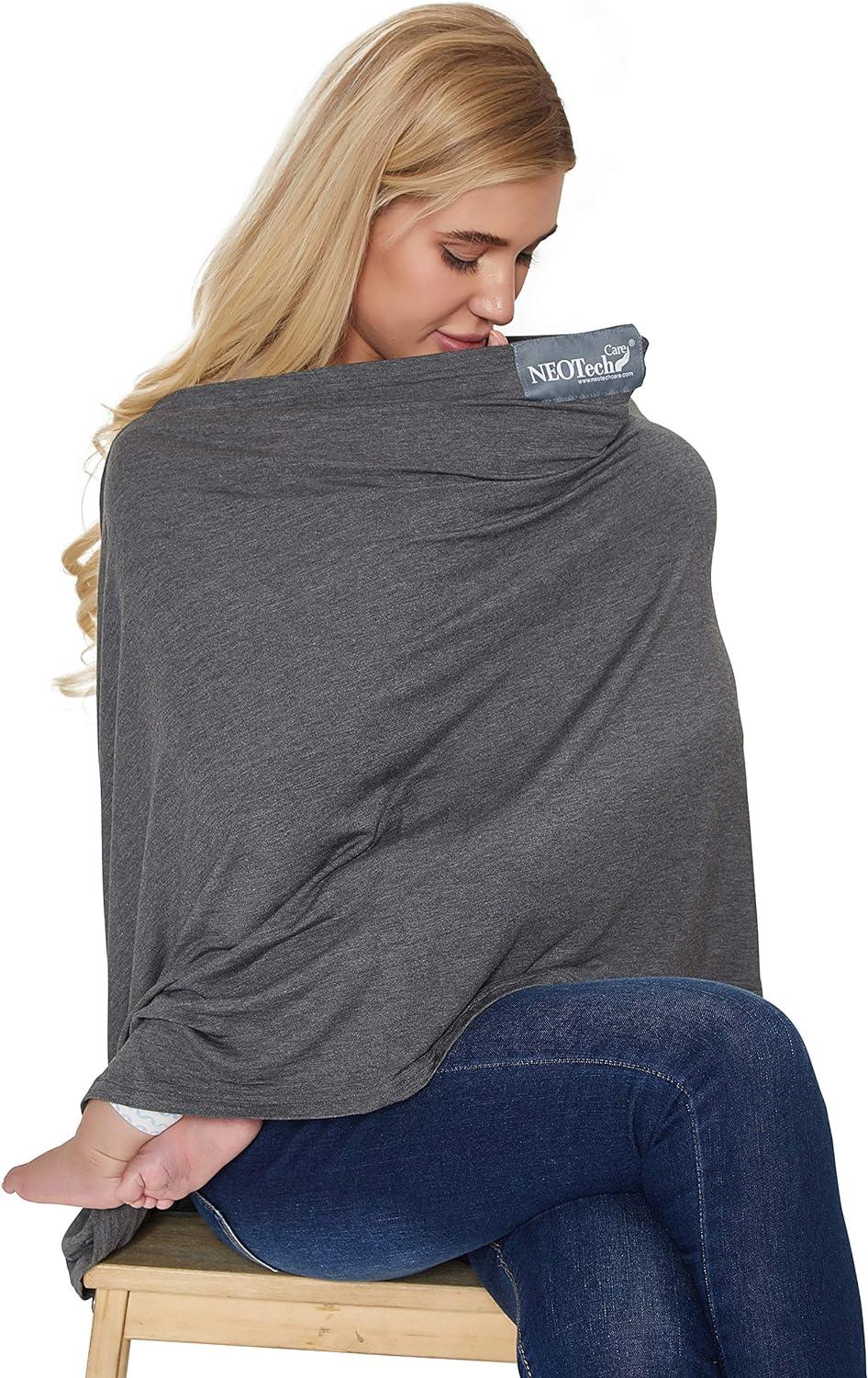 NeoTech Nursing Cover & Scarf - Soft Modal Fabric For Breastfeeding & Sun Protection