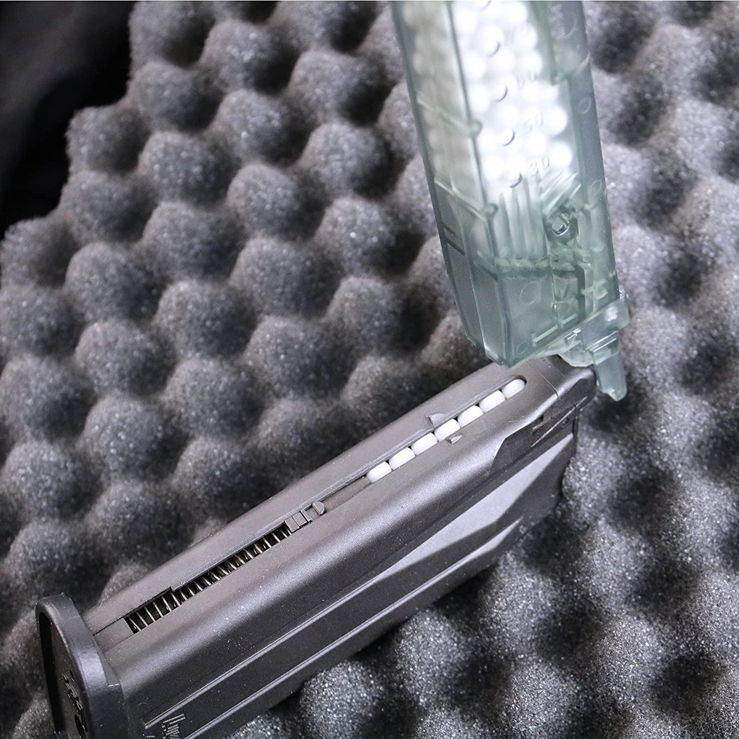 MetalTac Airsoft Speed Loader with Capacity of 100 Bbs