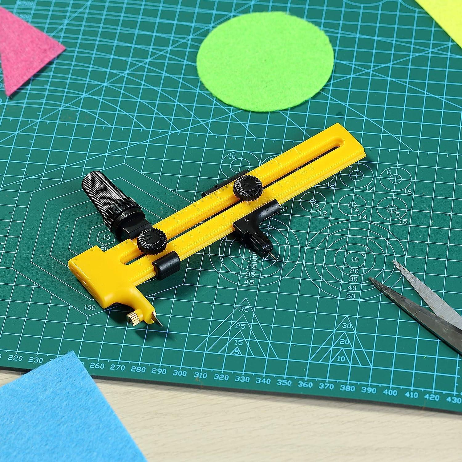 Mr. Pen- 6.25In, Fabric Circle Cutter for Paper Crafts, Compass / Circular  Cutter, Cutting Compass