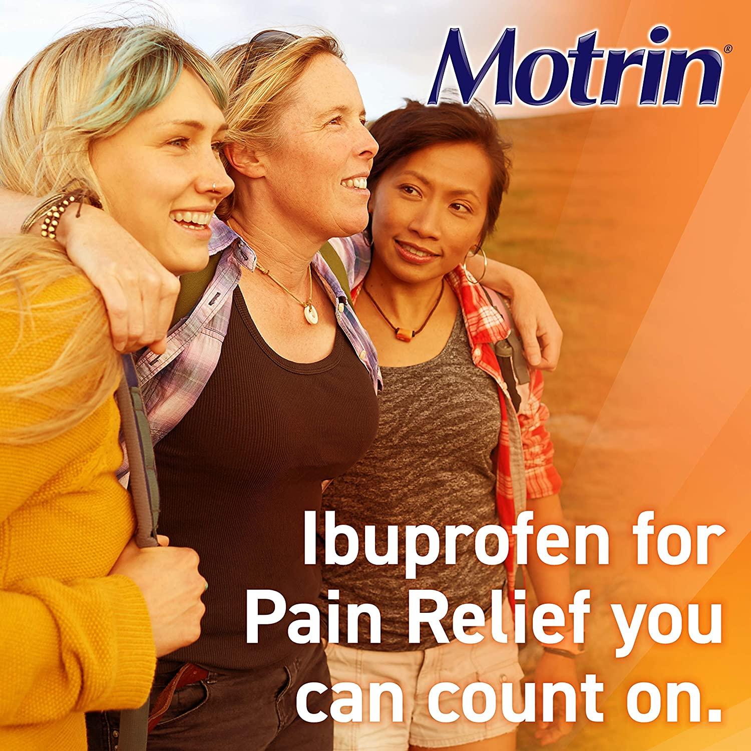 Motrin IB, Ibuprofen 200mg Tablets for Fever, Muscle Aches, Headache