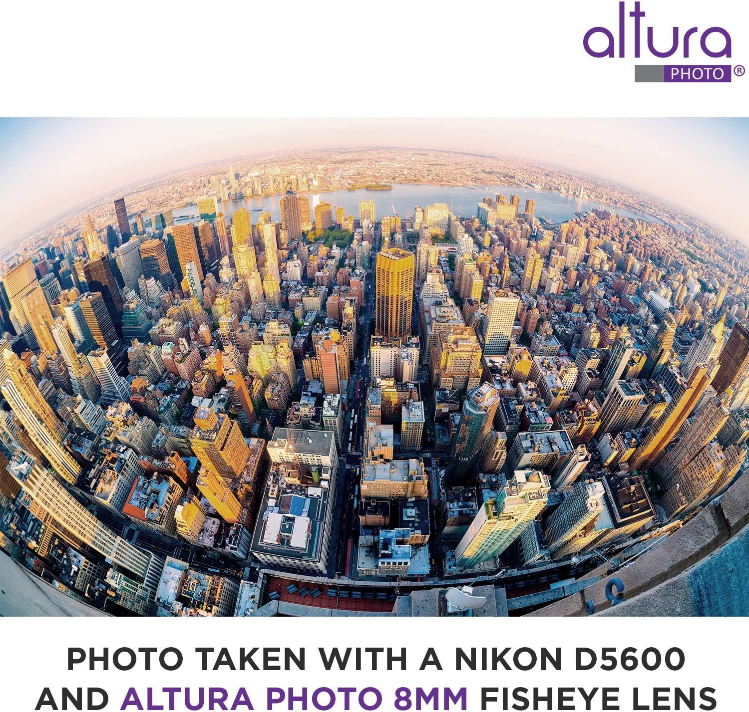 Altura Photo 8mm Professional Nikon Wide Angle Fisheye Lens