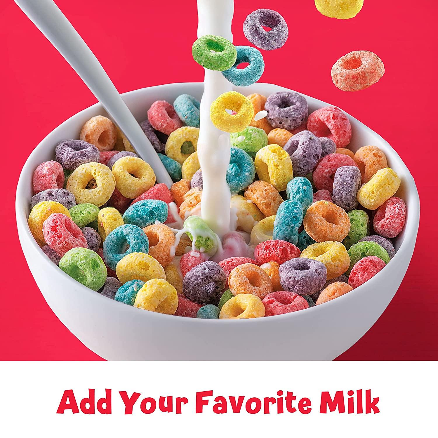 Kellogg's Froot Loops Breakfast Cereal, Fruit Flavored, Breakfast
