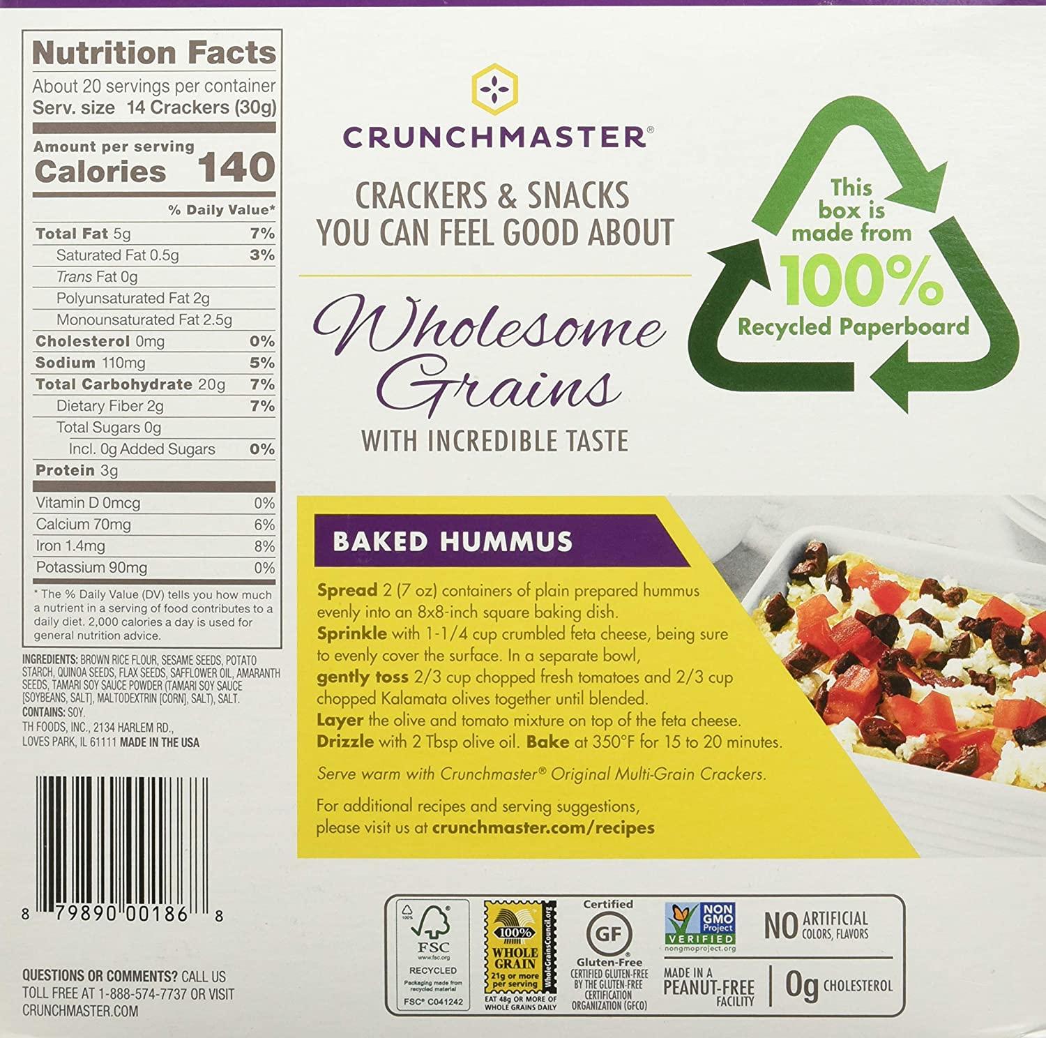 Crunchmaster Multi Grain Cracker (Pack Of 1) 21 Ounce