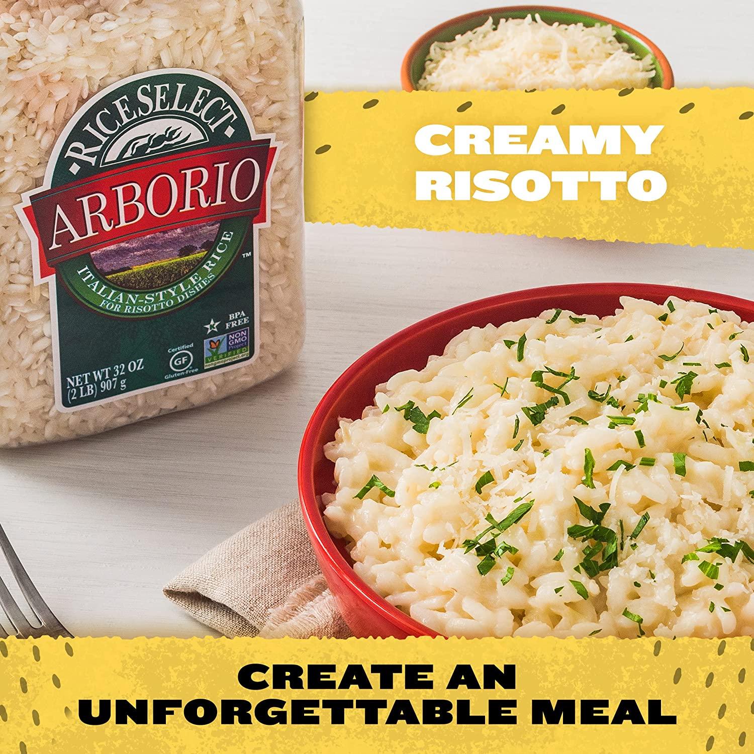 Dilmah rice Italian tableware 4点 RiceSelect Arborio Rice: Premium Gluten-Free Non-GMO Rice for