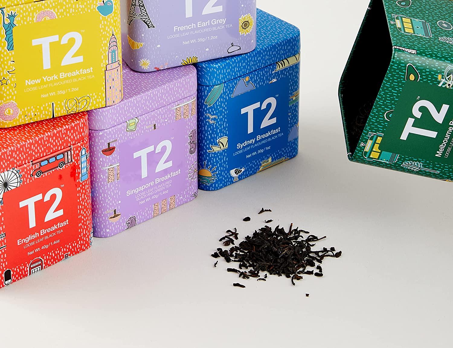 T2 Tea World Of Breakfast Black Tea Gift Pack In Mini Limited Edition
