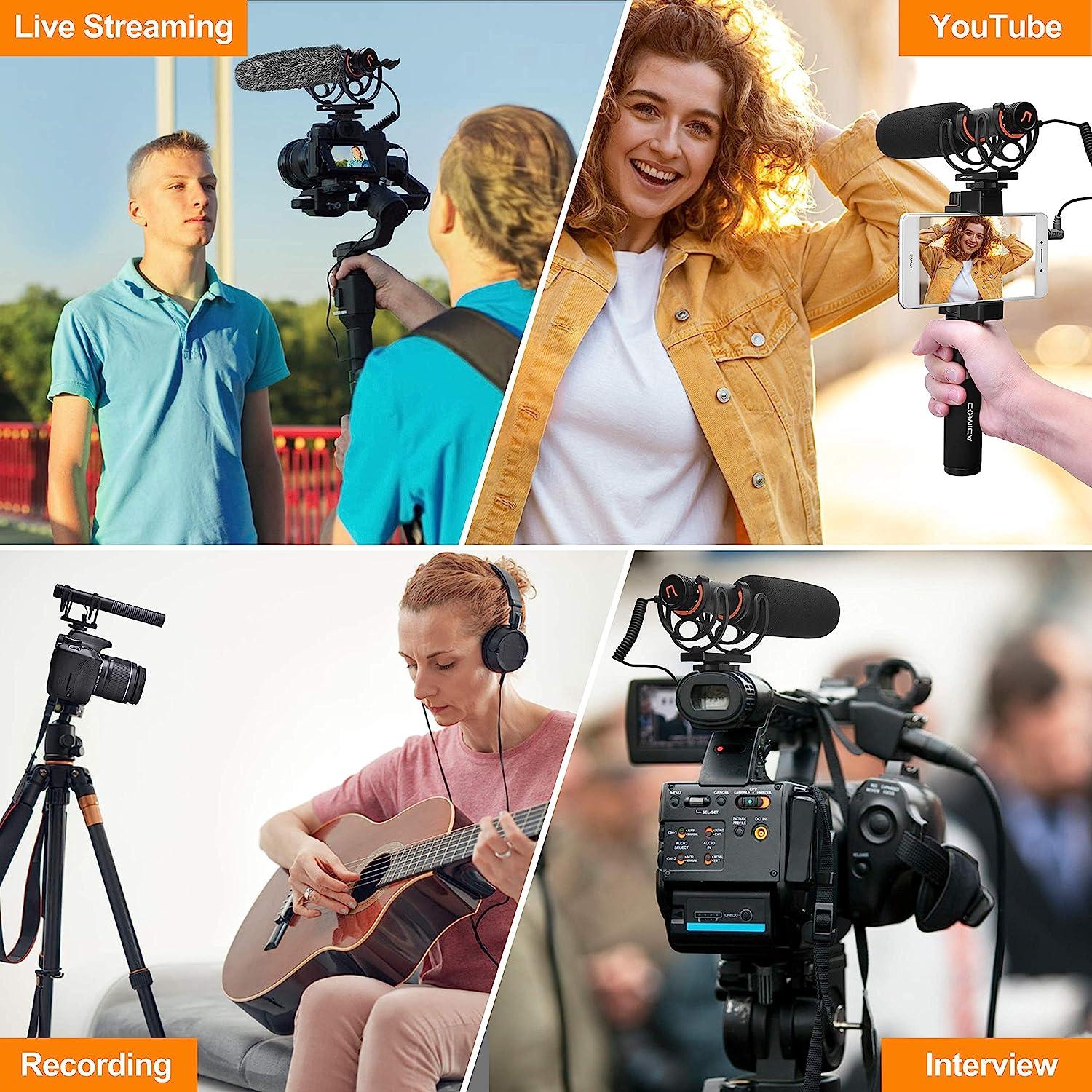 Like Mike COMICA VM20 Shotgun Mic Super-Cardioid Camera