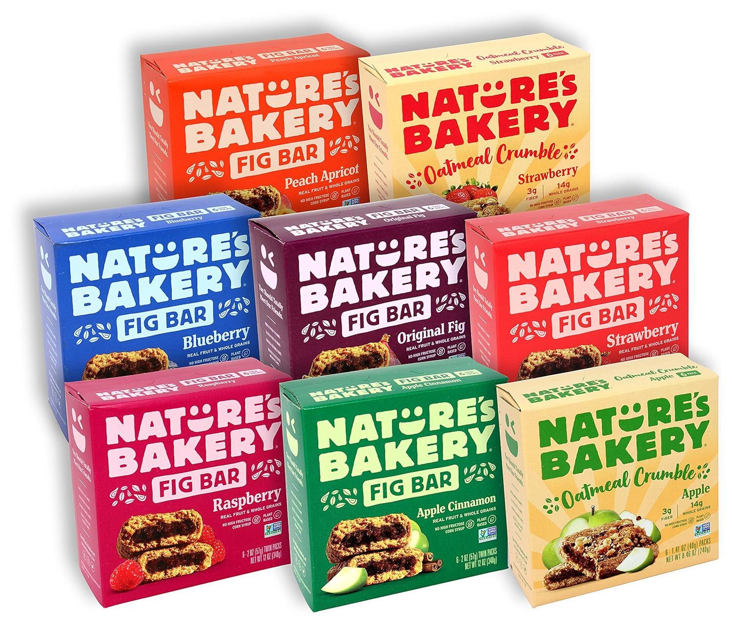 Nature's Bakery Fig Bar Nature's Bakery Real Fruit Breakfast Bars 8