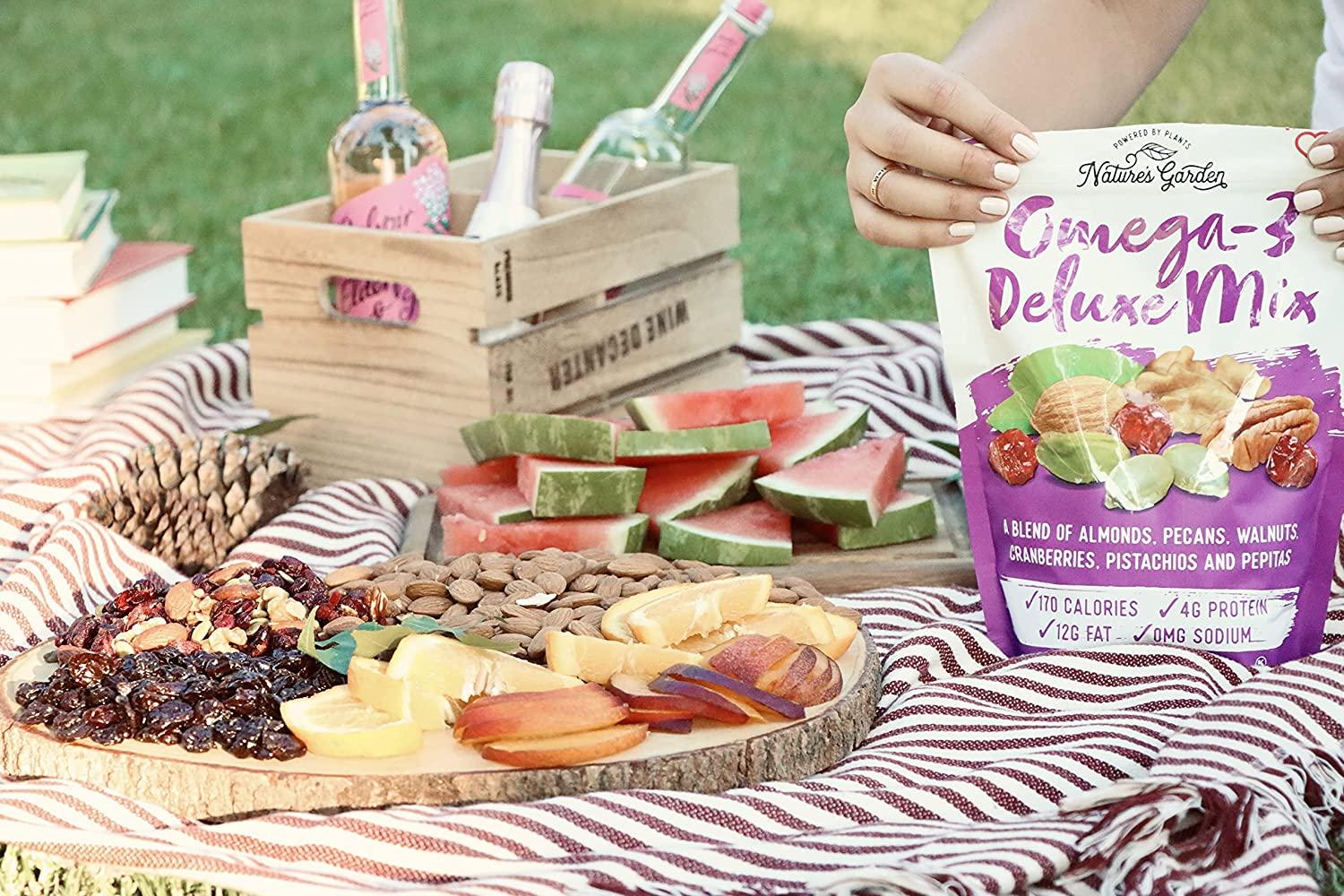 Nature's Garden Omega3 Deluxe Trail Mix Heart Healthy, Gluten Free