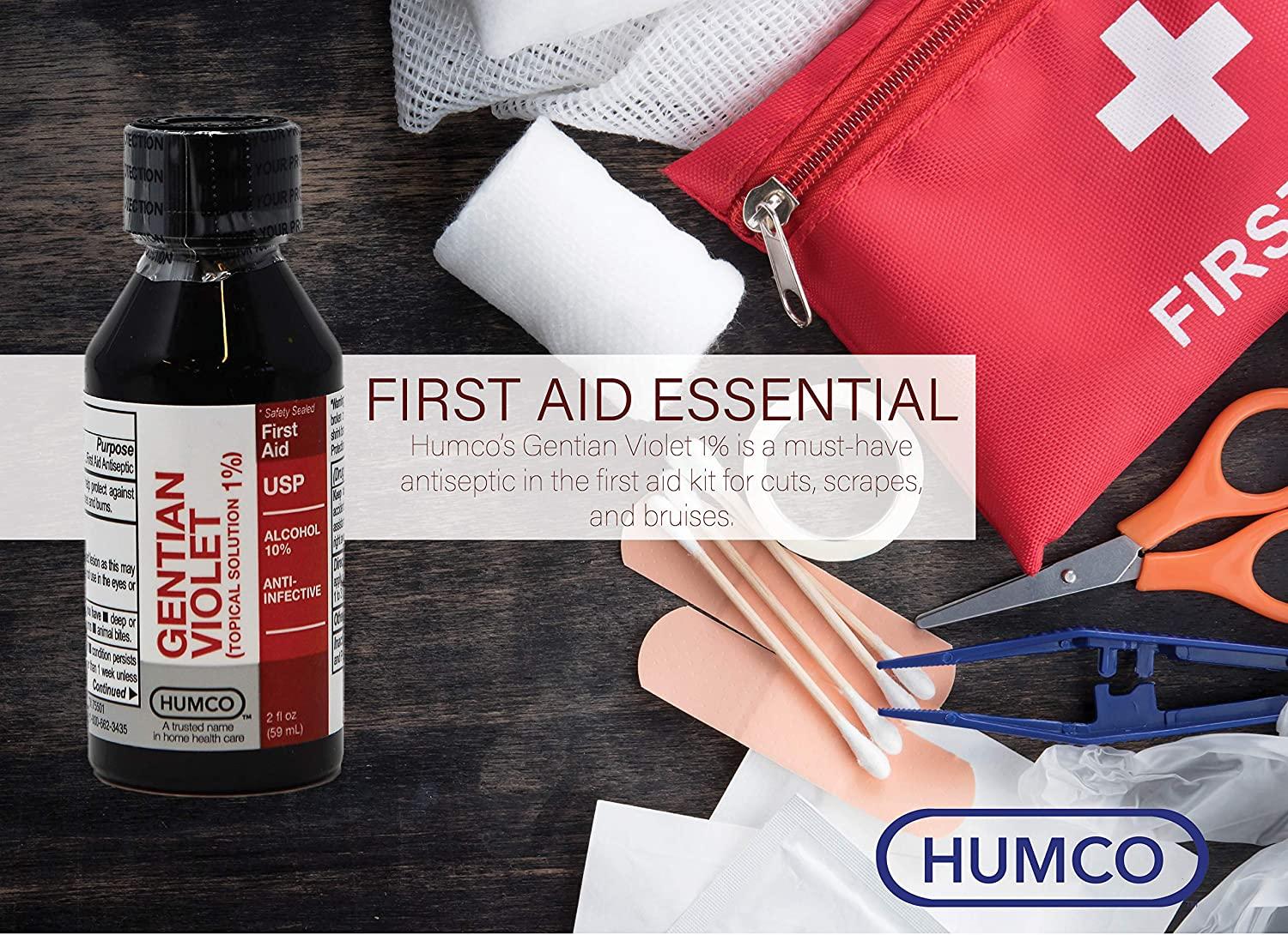 Humco Gentian Violet Topical Solution 1 2 fl oz Pack of 1 Highly