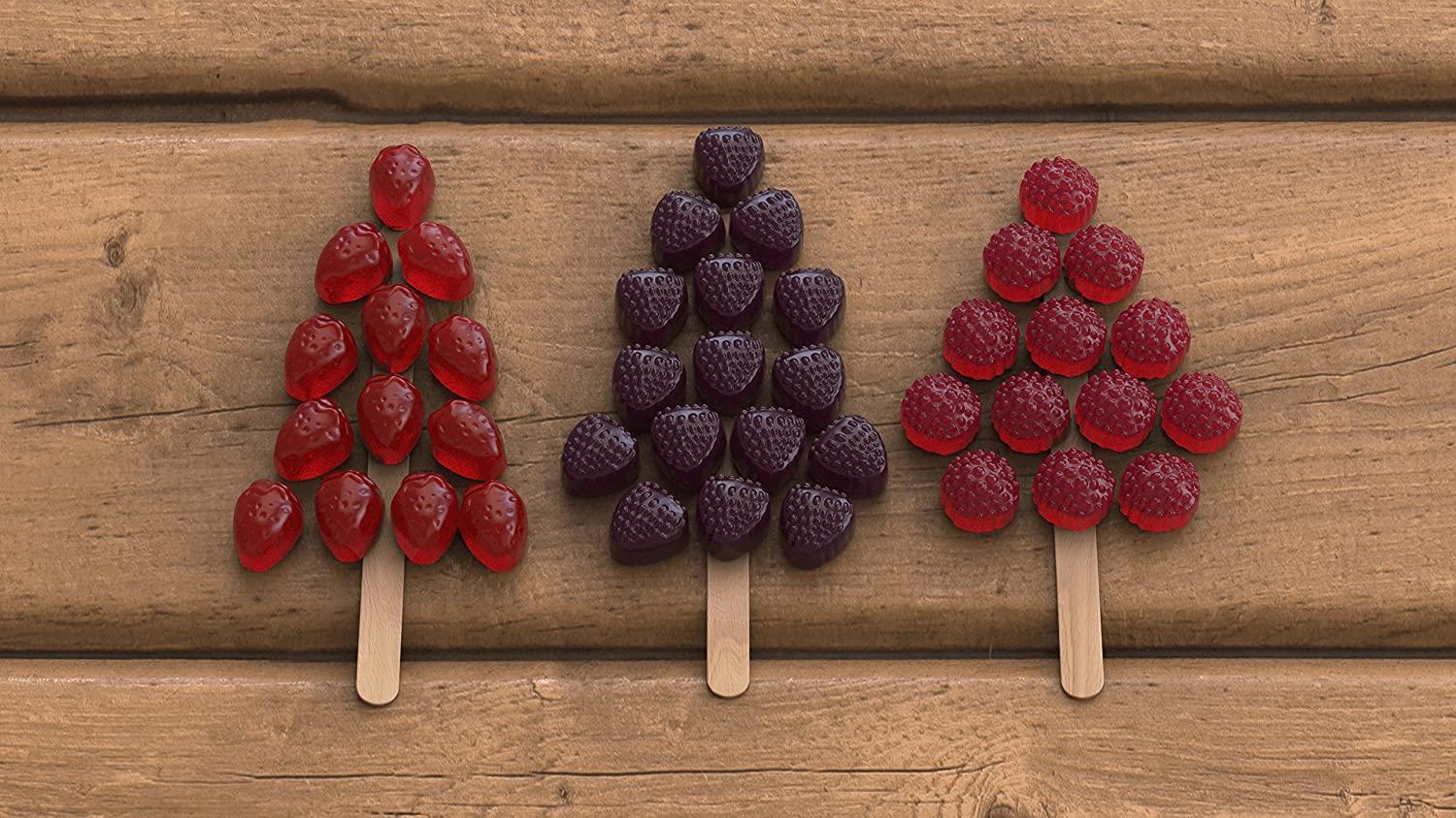 Black Forest Fruit Snacks Juicy Burst, Berry Medley, 0.8 Ounce (40