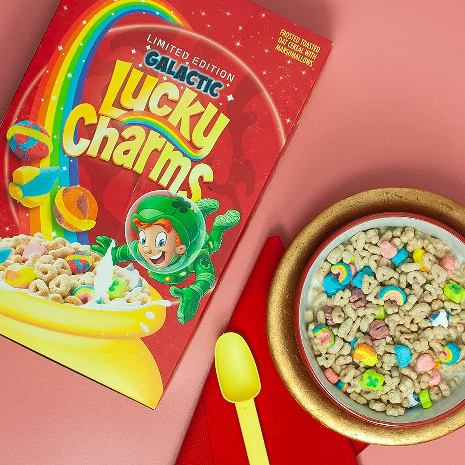 Chocolate Lucky Charms, Marshmallow Cereal with Unicorns, Whole