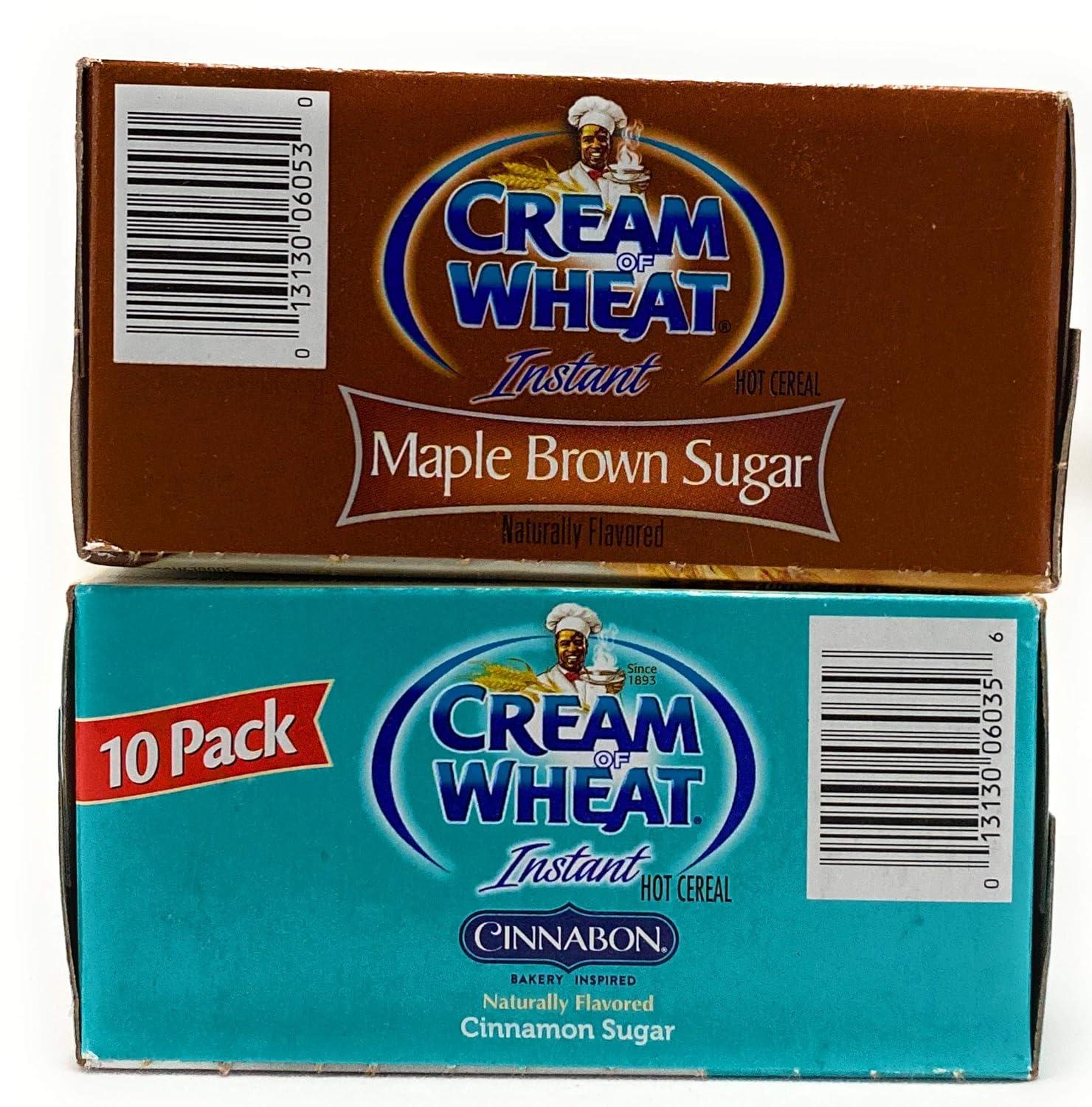 Cream of Wheat Instant Hot Cereal, Cinnabon, 1.23 Ounce, 10