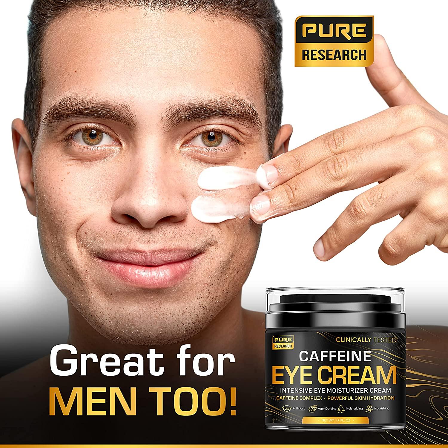 Caffeine Eye Cream for Dark Circles, Puffiness & AntiAging 1.7oz Eye