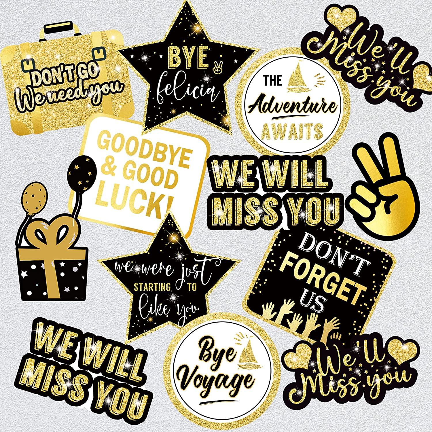 Farewell Party Supplies Kit We Will Miss You Decorations, Going Away