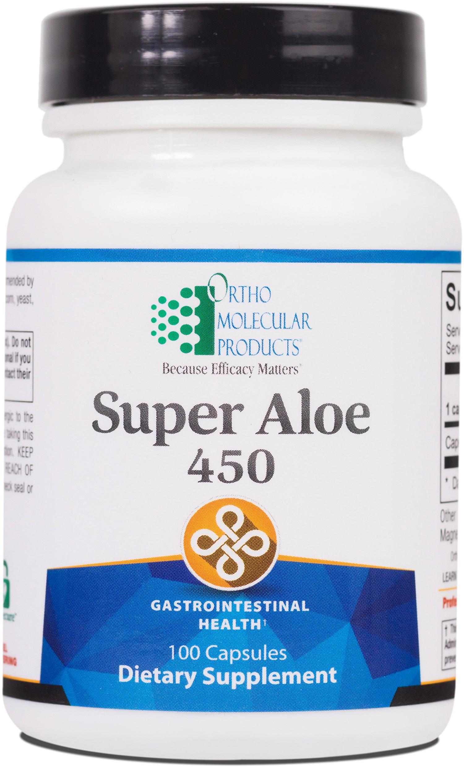 Ortho Molecular Super Aloe 450 100 Capsules