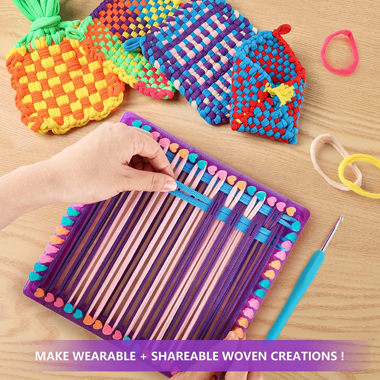 DDAI Weaving Loom Kit Crafts for Kids and Adults - Potholder Loops