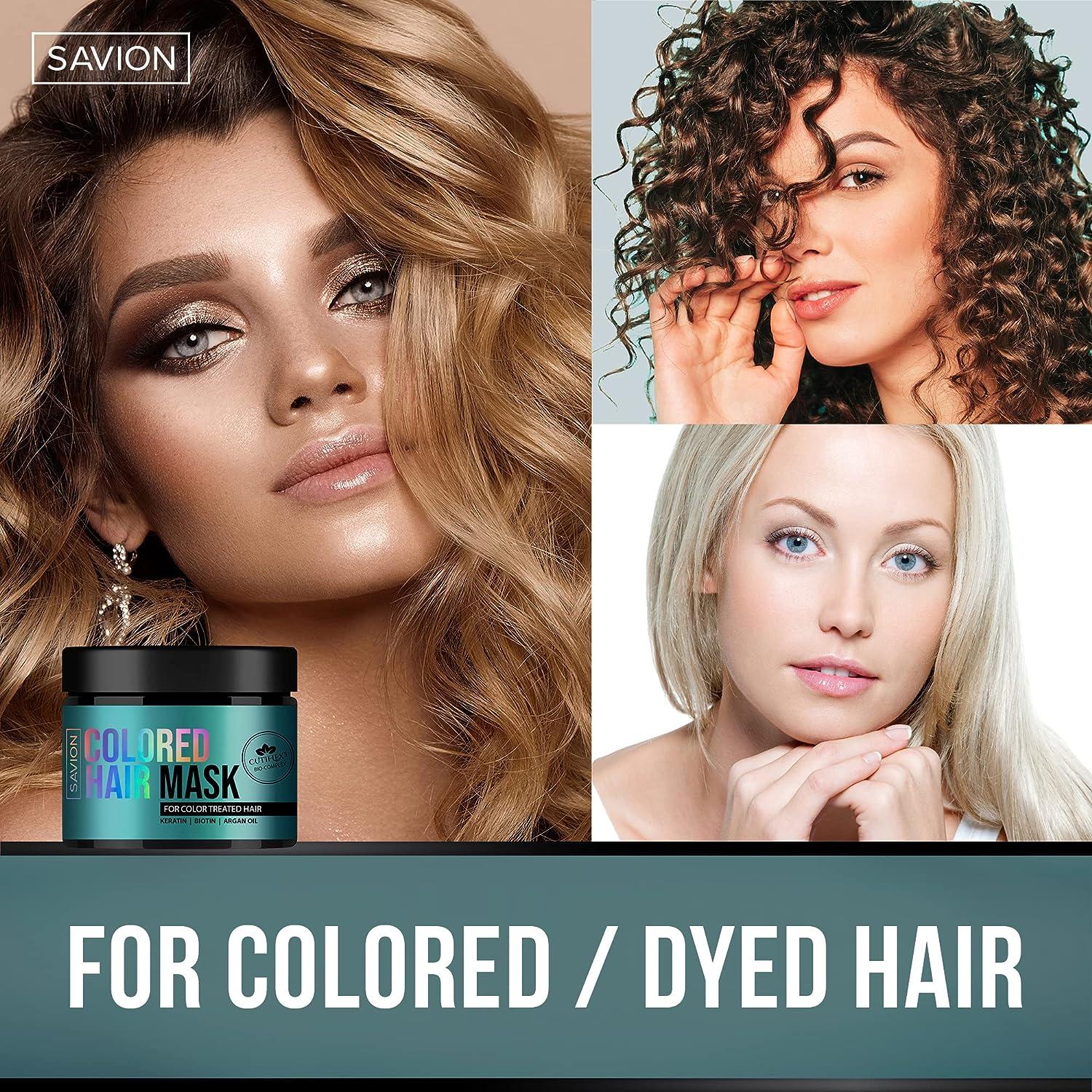 Savion Color Safe Hair Mask Repair & Nourish Damaged Hair with