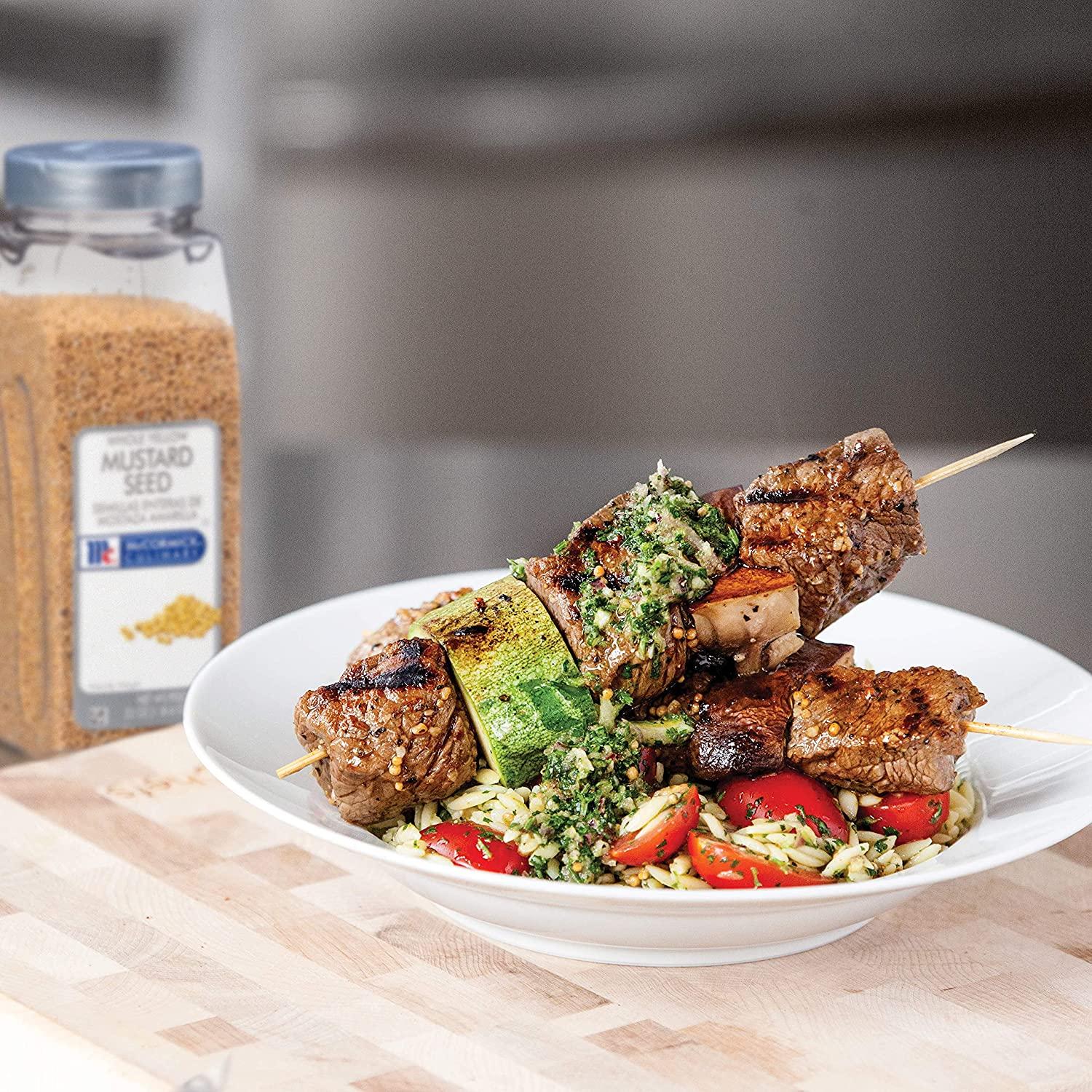 McCormick Culinary Whole Yellow Mustard Seed, 22 oz One 22 Ounce