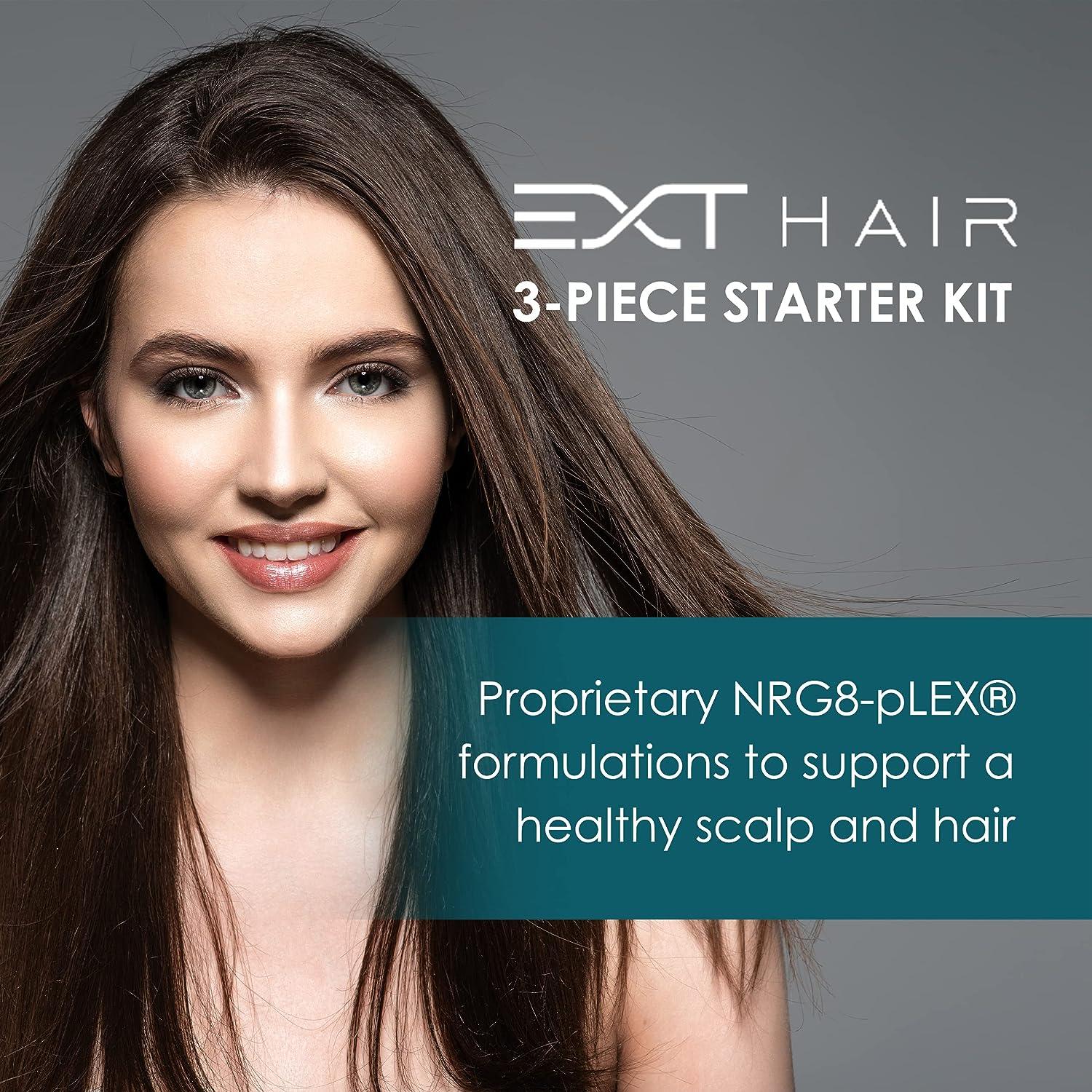 EXT 3 Piece Starter Set for Fine & Thinning Hair Trial Size Shampoo
