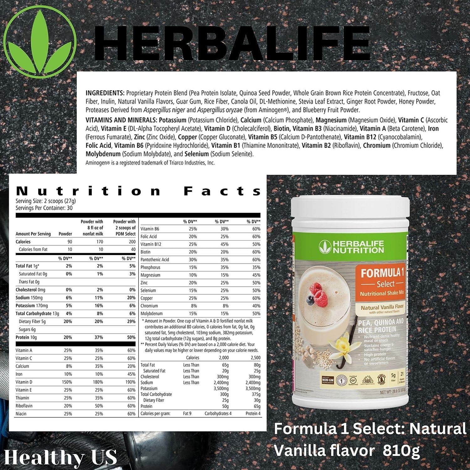 Herbalife Formula 1 Select Nutritional