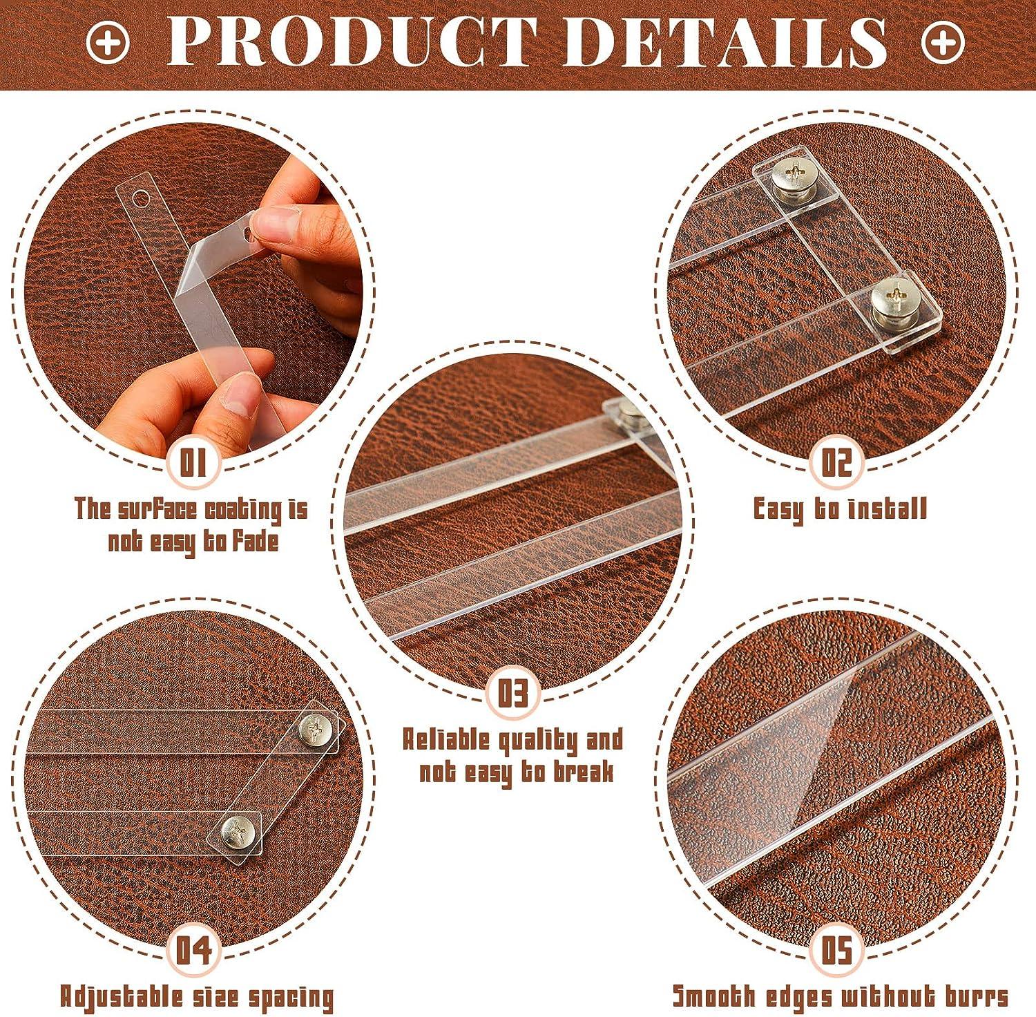 Leather Stamping Tool Guide Acrylic Leathercraft Supplies