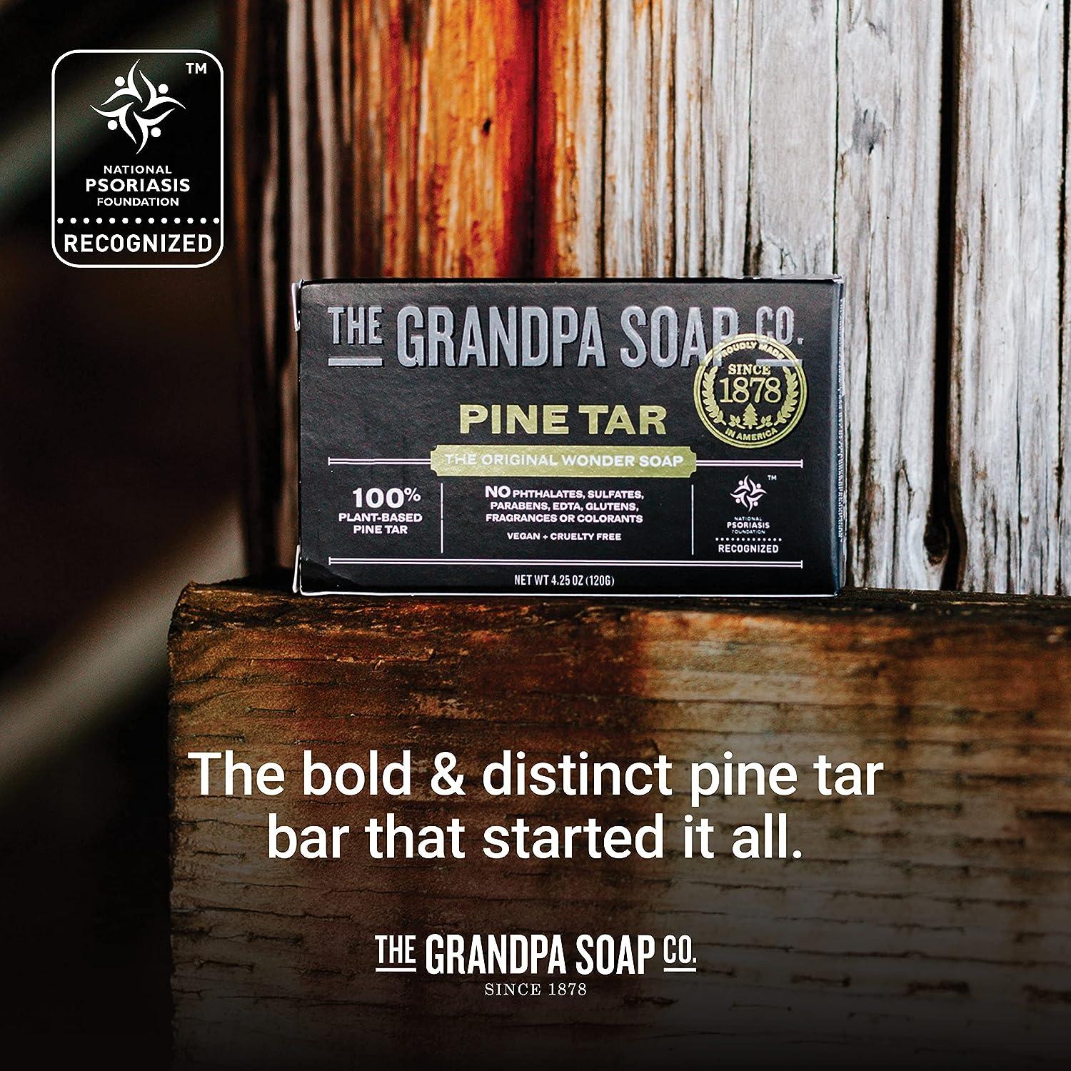 Grandpa's Pine Tar Bar Soap - 4.25 oz, 1 Box - 4.25 OZ - Food 4 Less