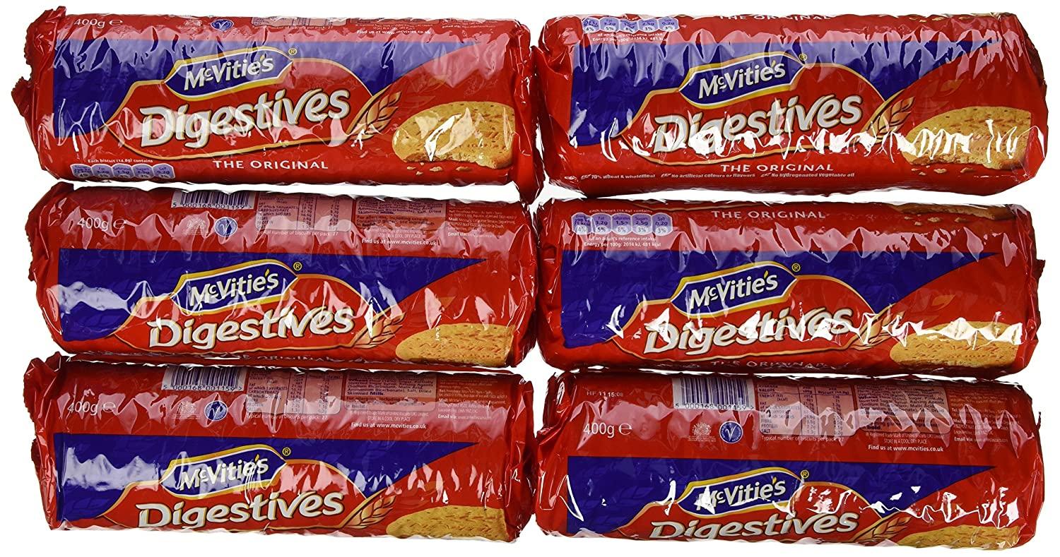 McVitie's Digestive Biscuits - 14.1 oz Pack of 6 | Delicious & Crunchy ...