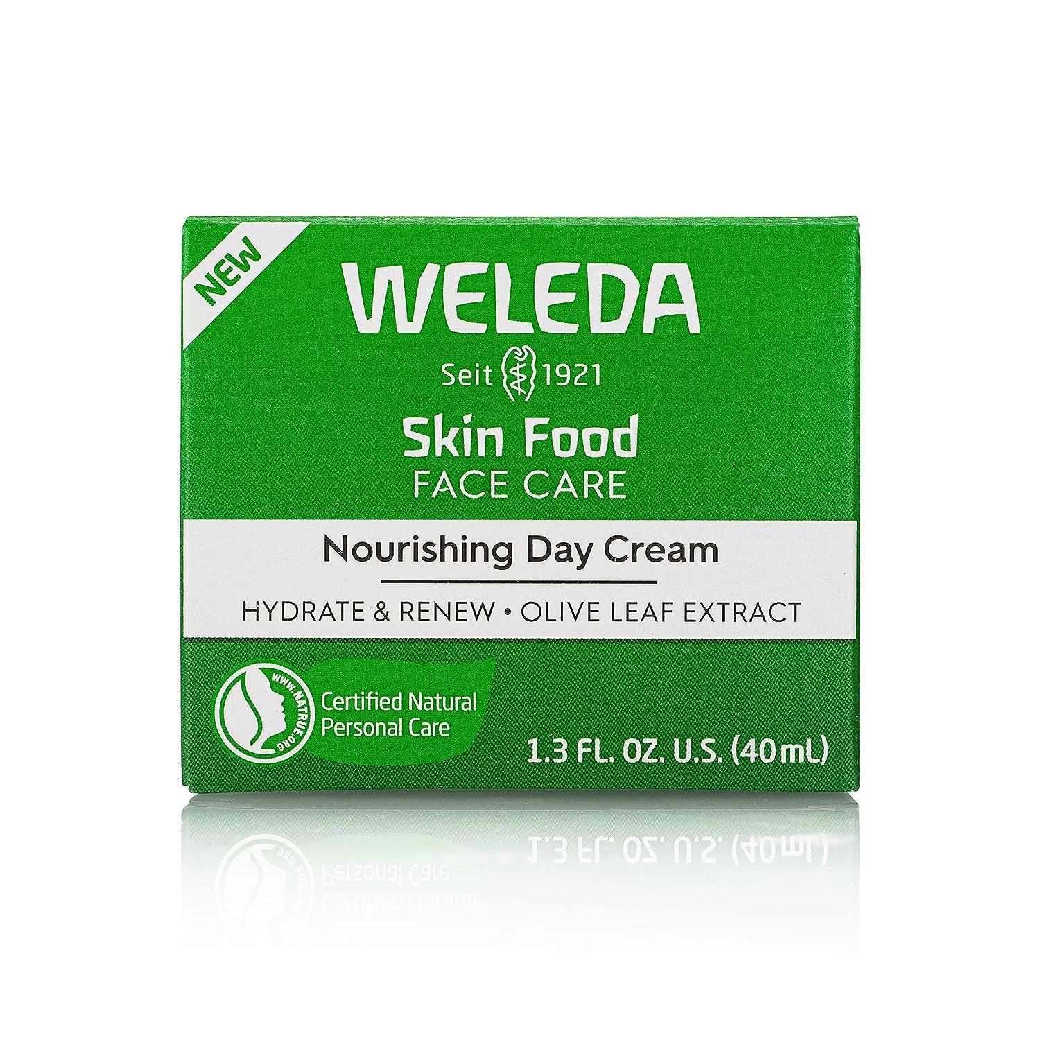 Weleda Skin Food Face Care Nourishing Day Cream, 1.3 Fluid Ounce, Plant  Rich Moisturizer with Olive Leaf Extract, Squalane and Chamomile