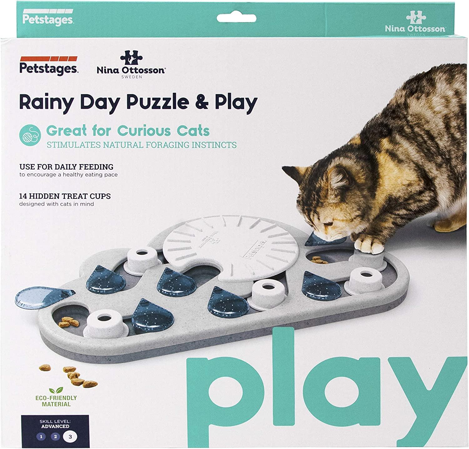 Nina Ottosson by Petstages Melon Madness Puzzle & Play - Interactive Cat  Treat Puzzle : : Pet Supplies