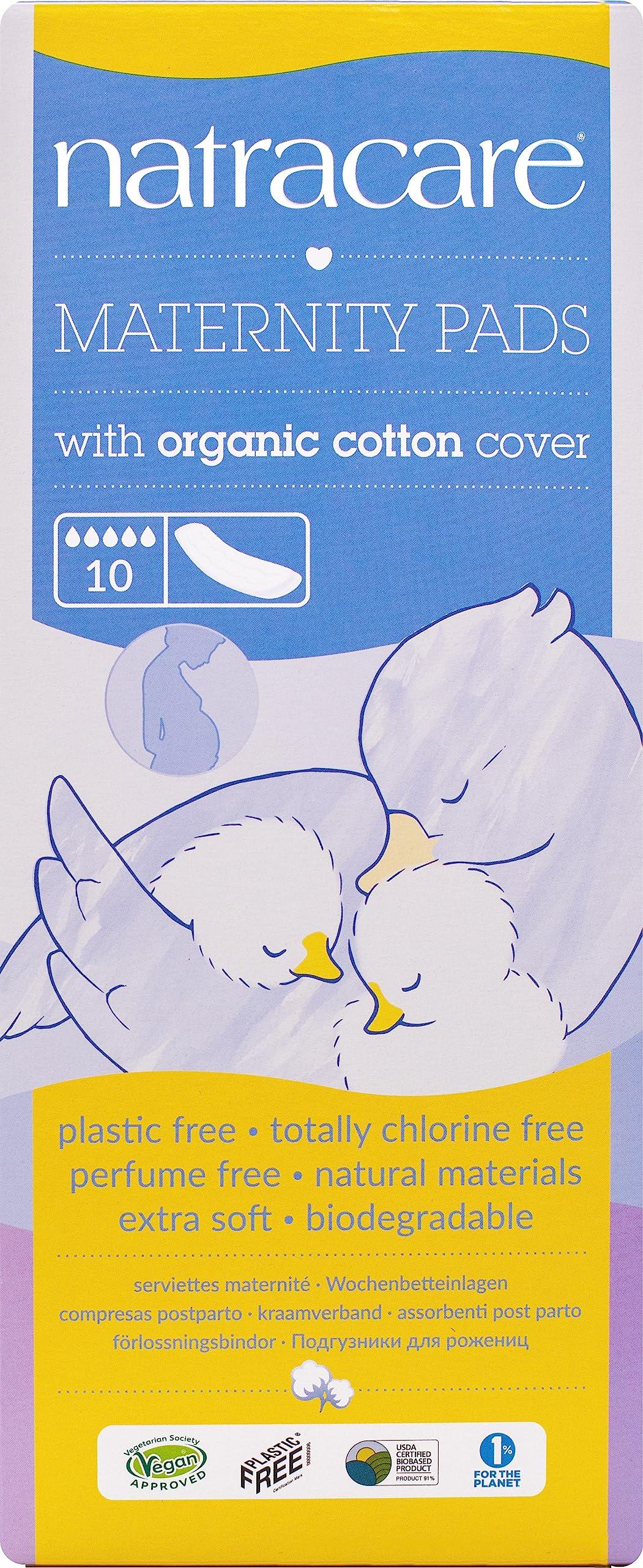 Natracare Organic Maternity Pads Made with Certified Organic Cotton