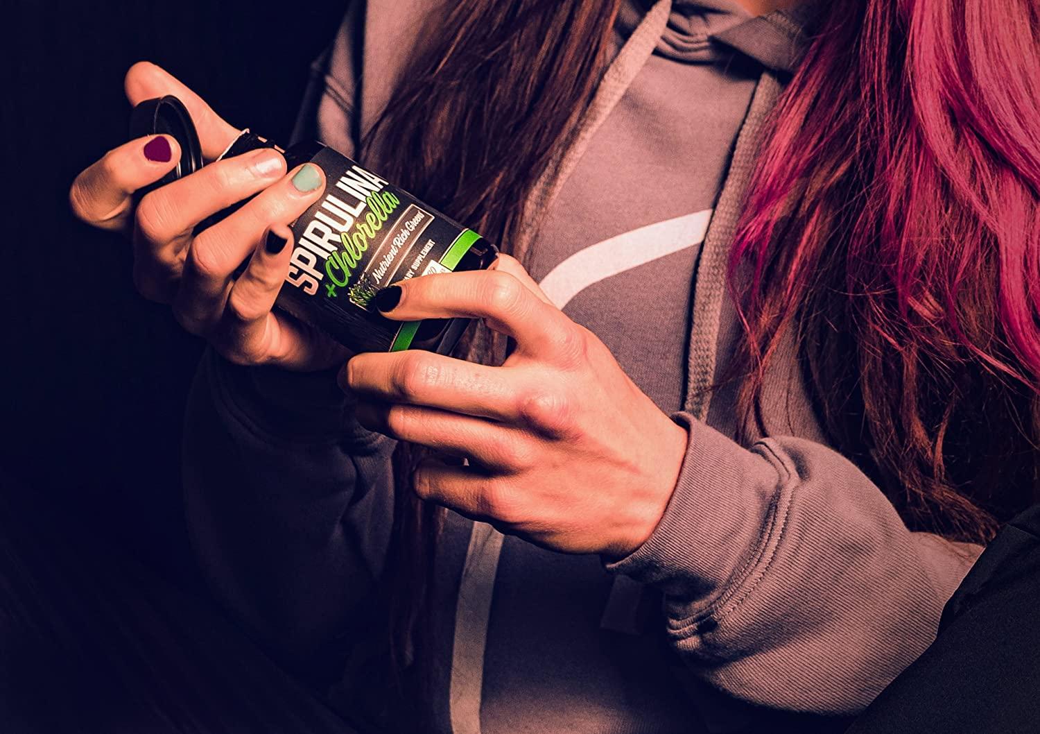 Onnit Spirulina and Chlorella Nutrient Rich Greens Supplement (80ct)