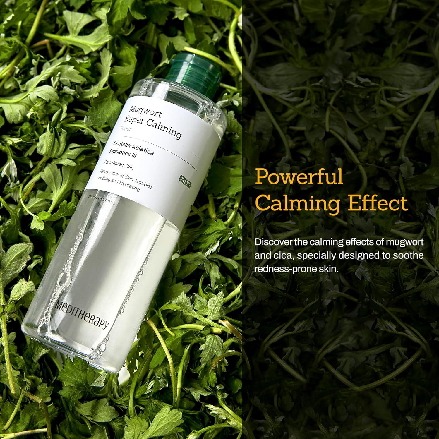 MEDITHERAPY Mugwort Super Calming Toner - 100% Natural Vegan