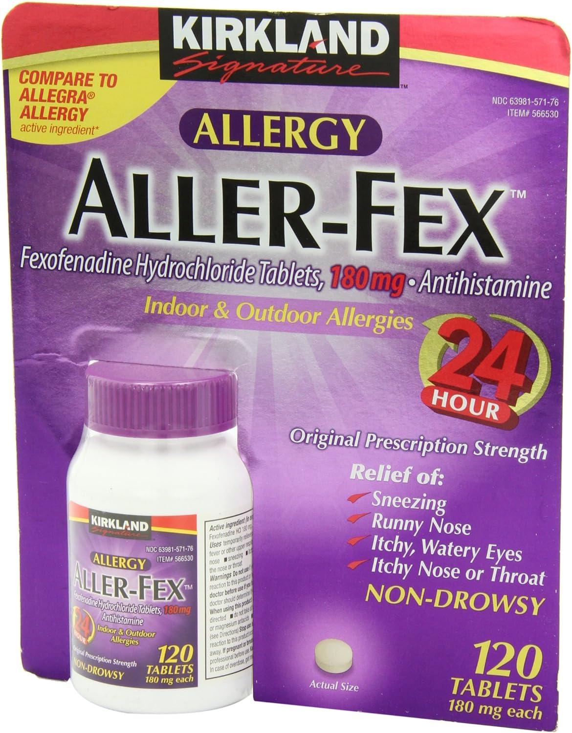 Kirkland Signature AllerFex 180mg 120 tabs