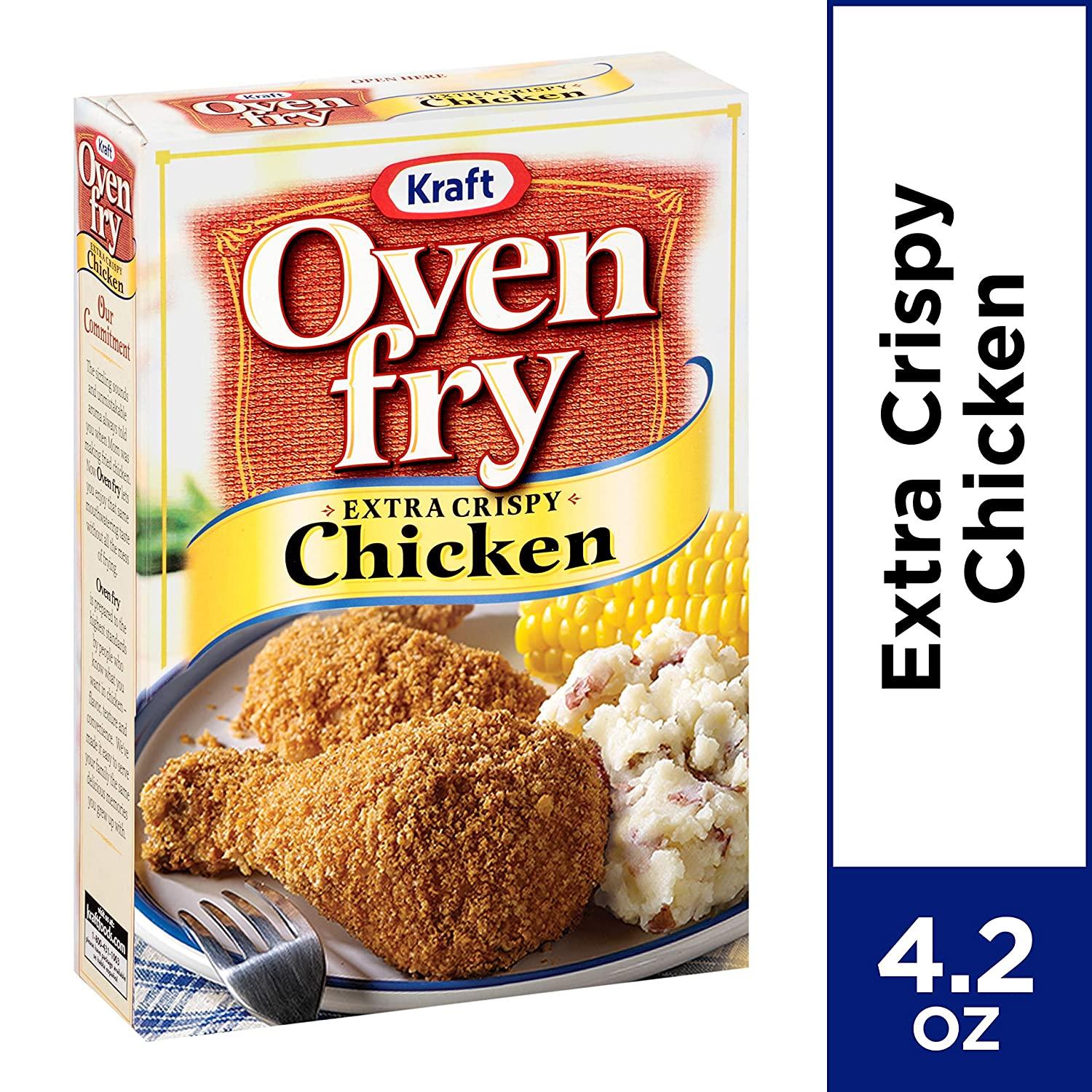 Oven Fry Extra Crispy Seasoned Coating Mix for Chicken (8 ct Pack, 4.2