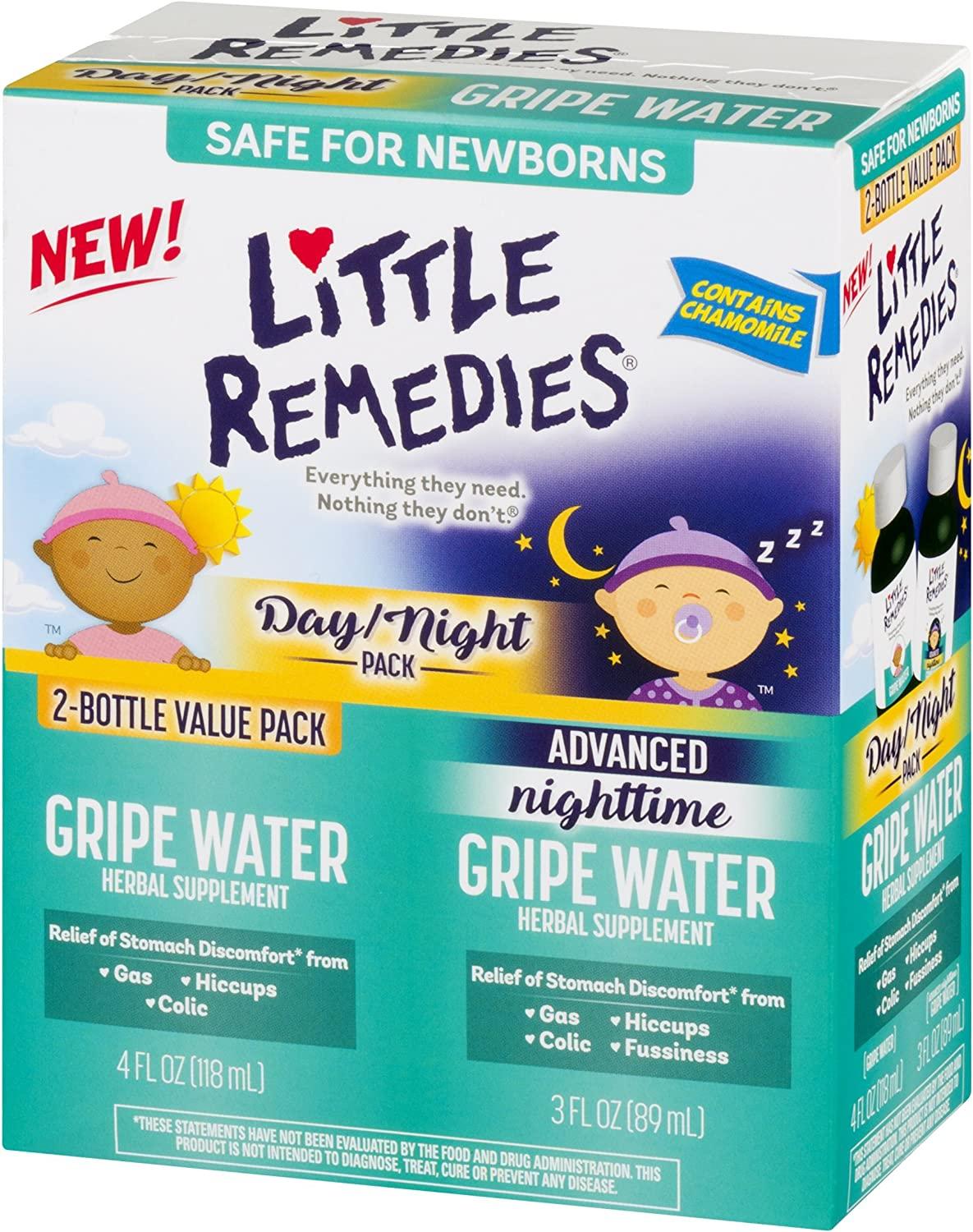 Little Remedies Gripe Water Pack; Day, 4 fl oz & Nighttime, 3 fl
