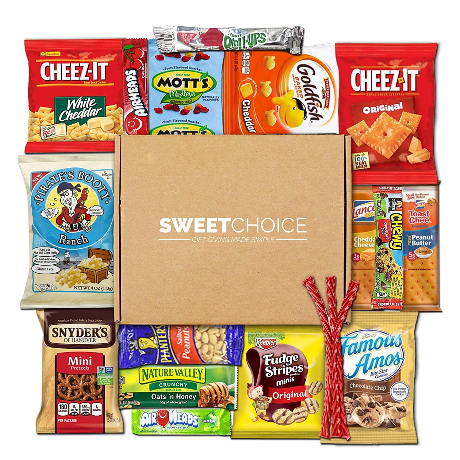 Snack Box Variety Pack (20 Count) Valentine's Day Candy Gift Basket