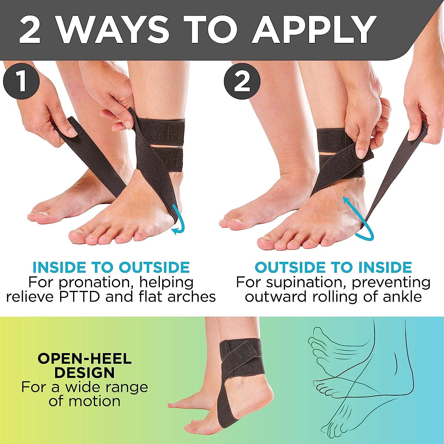 Plantar Fasciitis Day Ankle Brace  Daytime Splint with Heel Strap