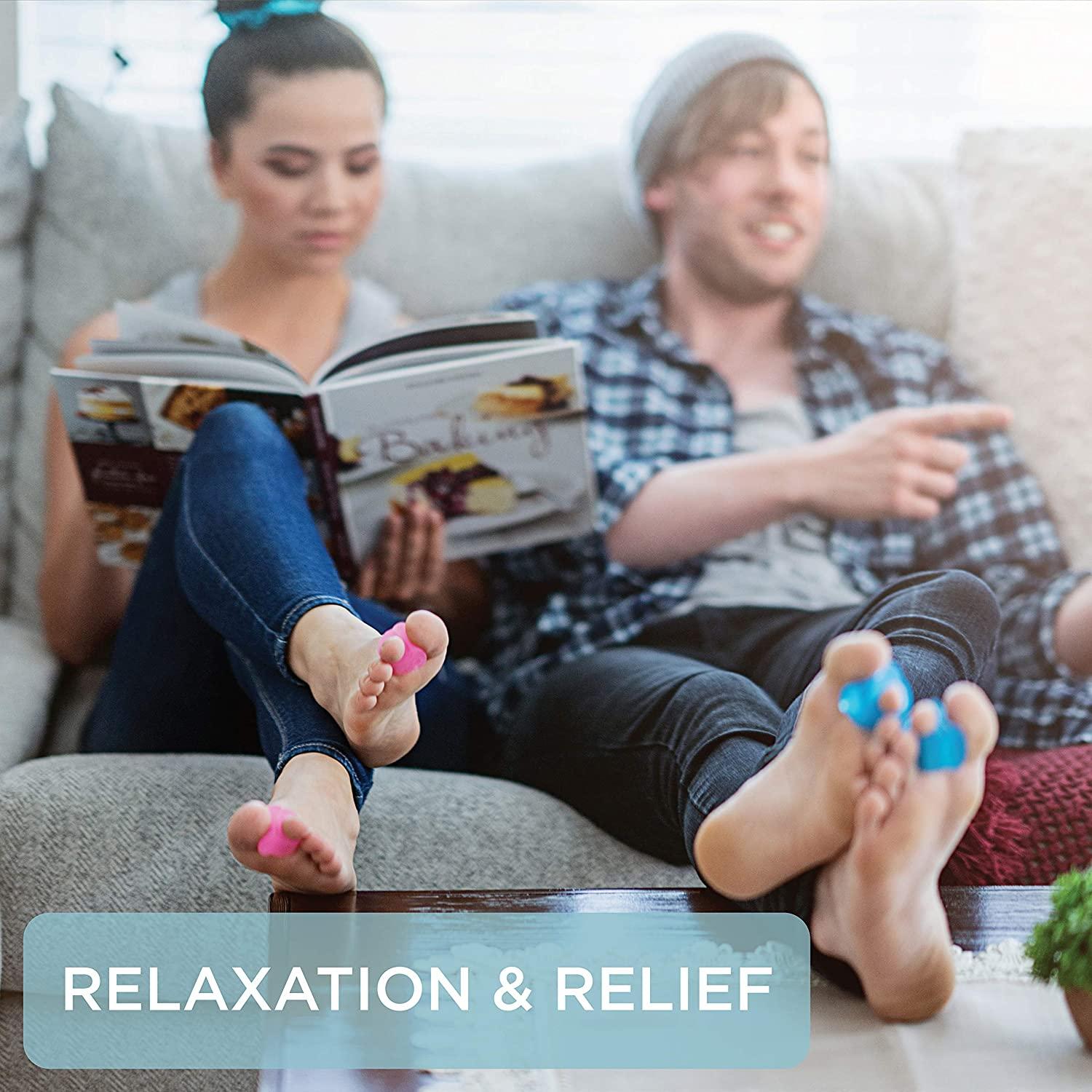 Mind Bodhi Toe Separators 4Pack Small and Large Toe Spacers for Big