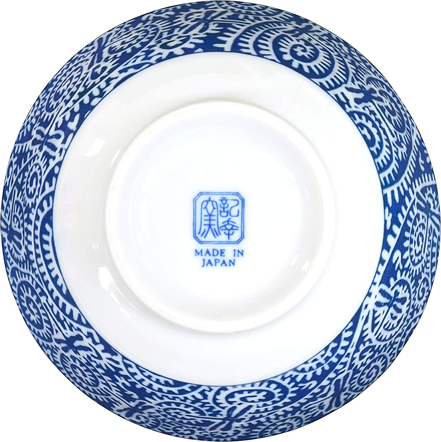 Mino Ware Japanese Rice Bowl, Rice Ramen Noodle Soup Sarada Pasta