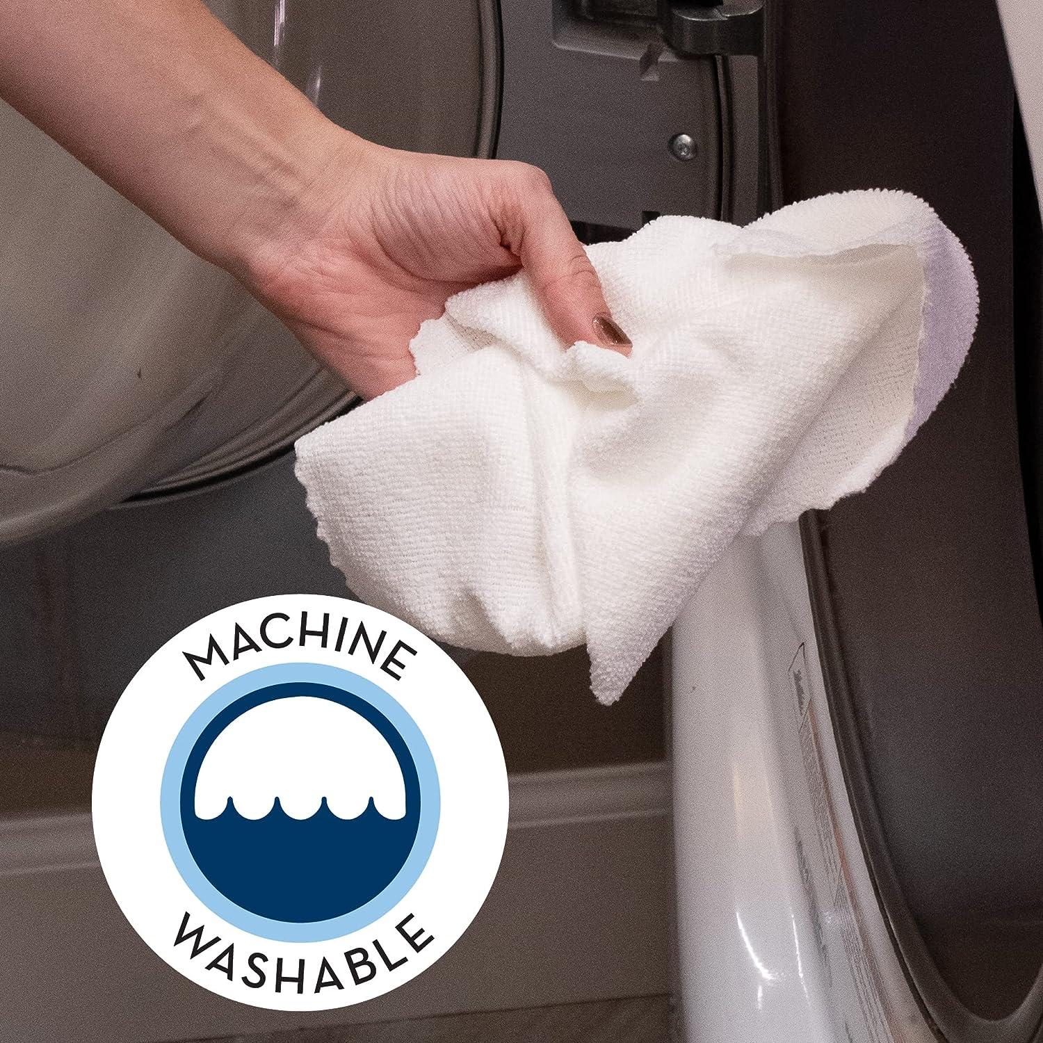 S&T INC. Microfiber Cleaning Cloth, Lint-Free Shop Towels Reusable