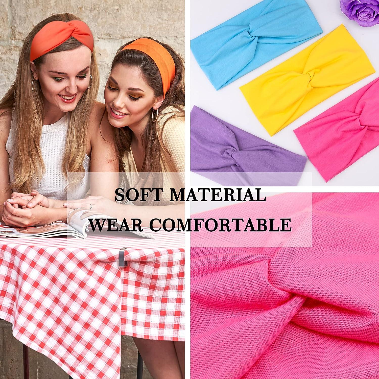 FEQO 18-Piece Twist Headbands for Women Non-Slip Turban