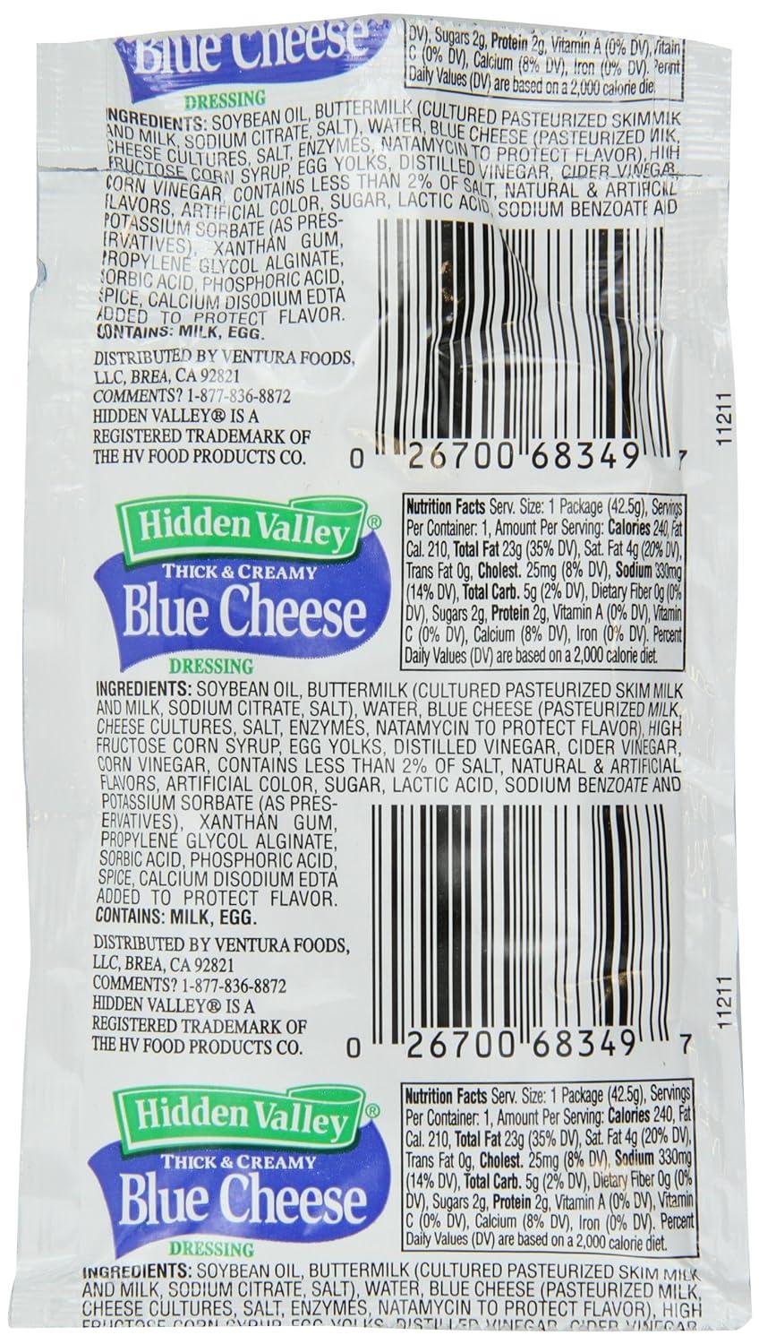 hidden valley blue cheese dressing dry mix Dressing Hidden Valley Blue Cheese Dry Mix Gallon 1 Gallon main image 1