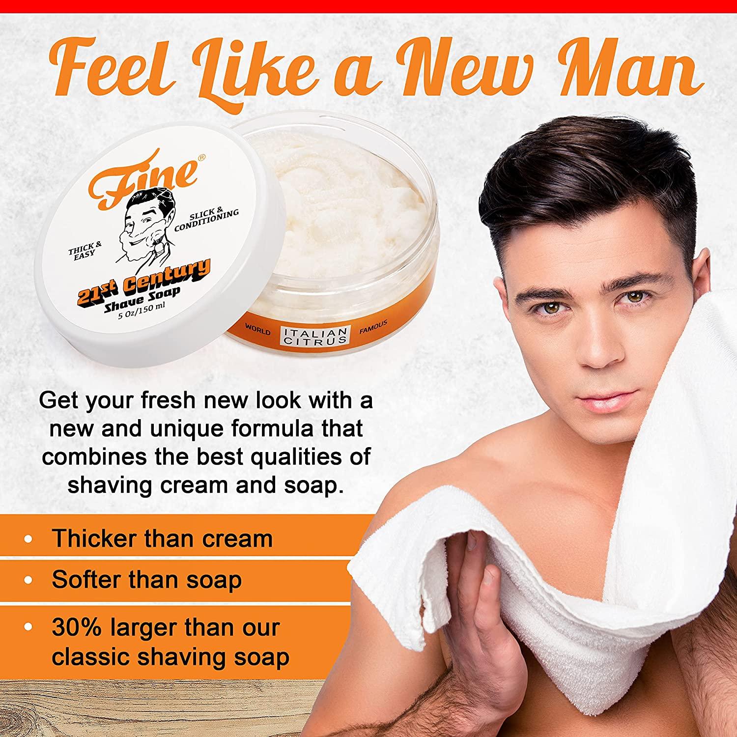 Mr. Fine 21C Shaving Soap XL 5oz Tub Italian Citrus Fragrance
