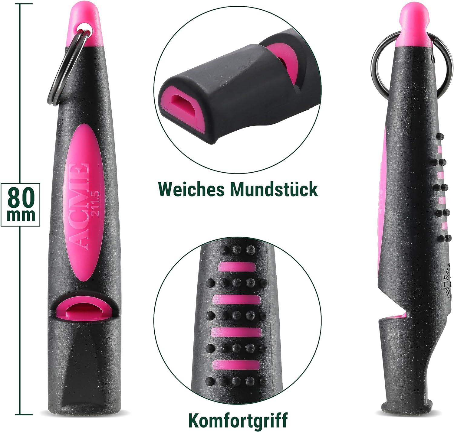 Acme Dog Whistle No. 210.5 - Alpha Improved Version for Recall | Large  Reach | New Handle | Frequency Standardized (Black/DG Pink) | Shop  Internationally 2023 | Buy Now with Express International Delivery |  GoSupps.com